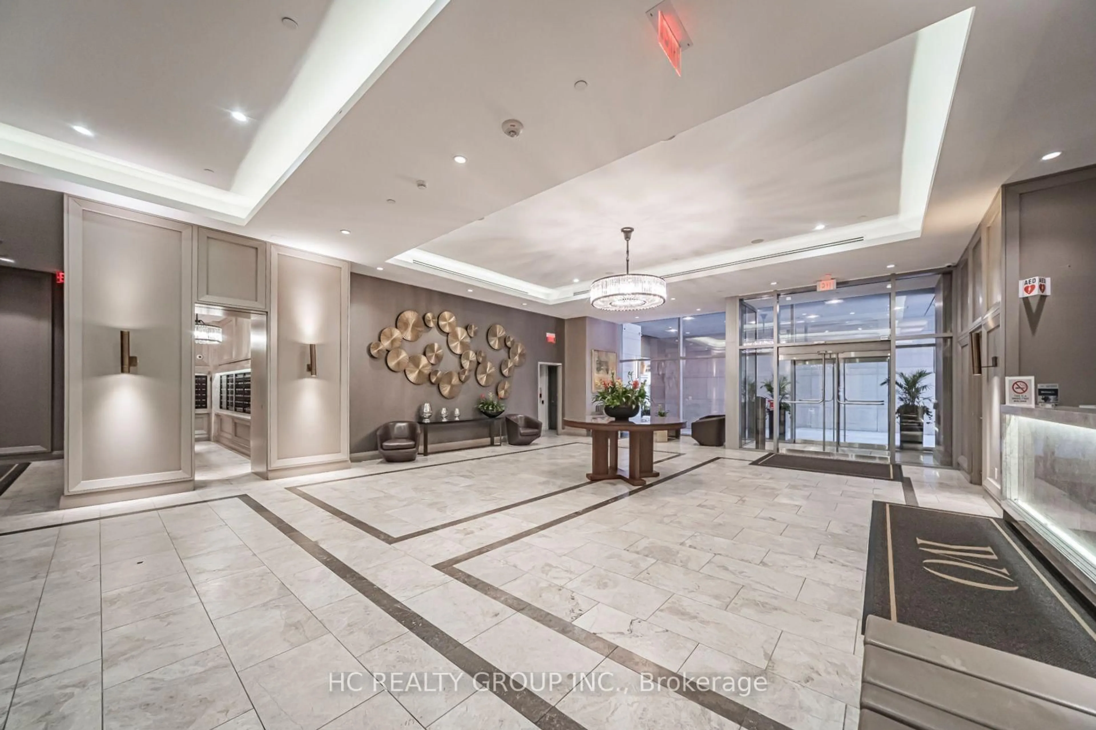 Lobby for 155 Yorkville Ave #2014, Toronto Ontario M5R 0B4