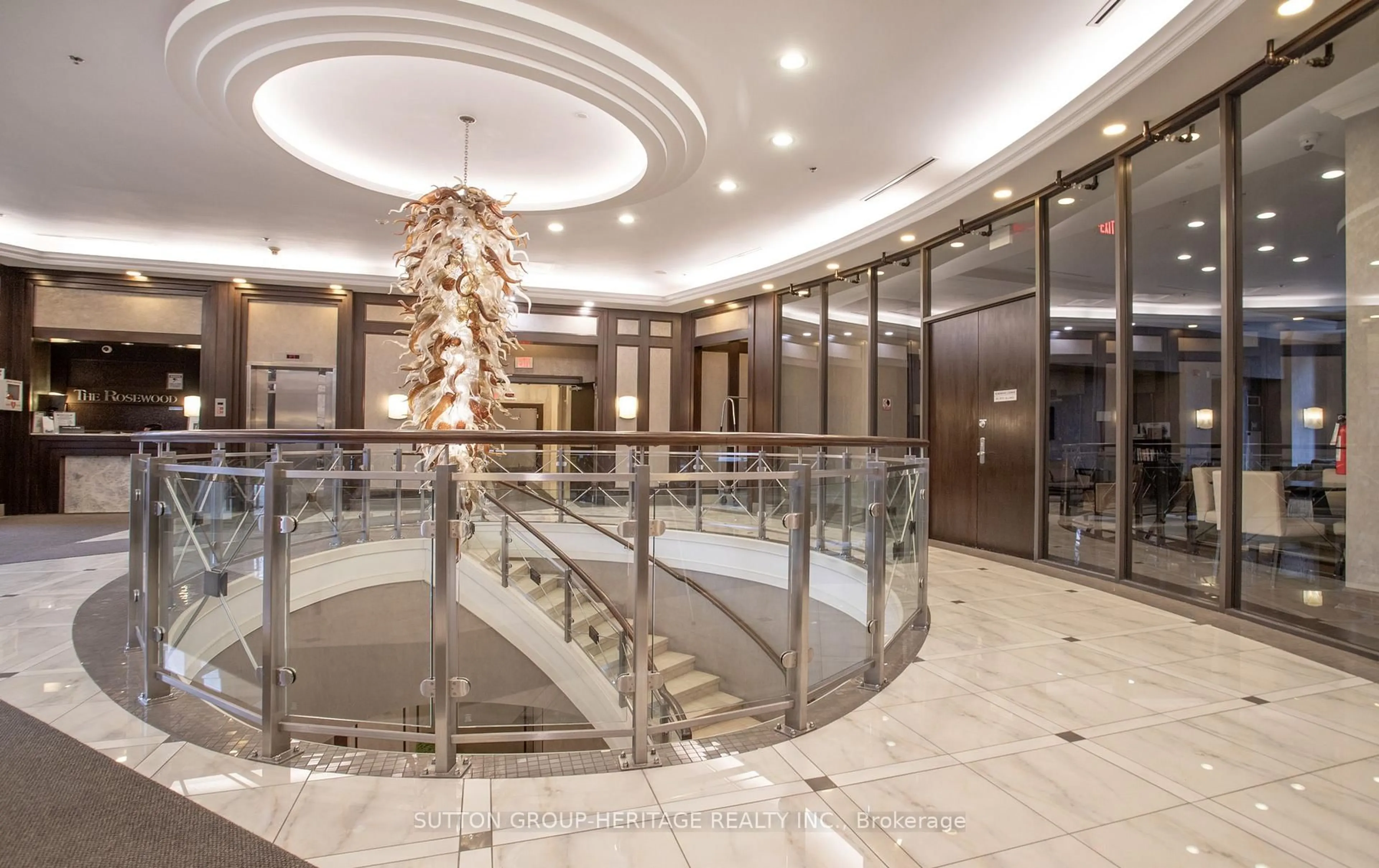Indoor foyer for 133 Wynford Dr #1609, Toronto Ontario M3C 0J5