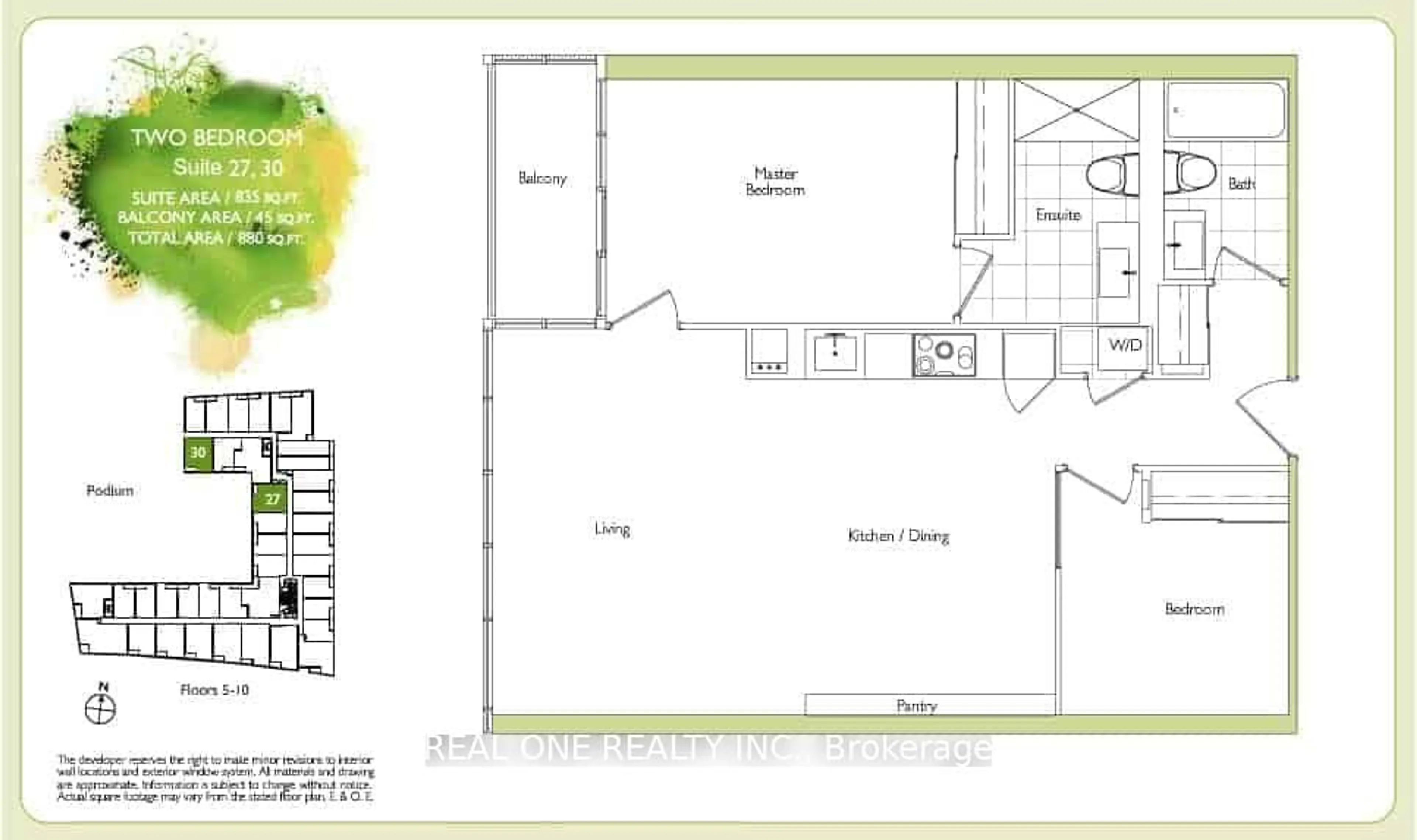 Floor plan for 10 Capreol Crt #727, Toronto Ontario M5V 4B3