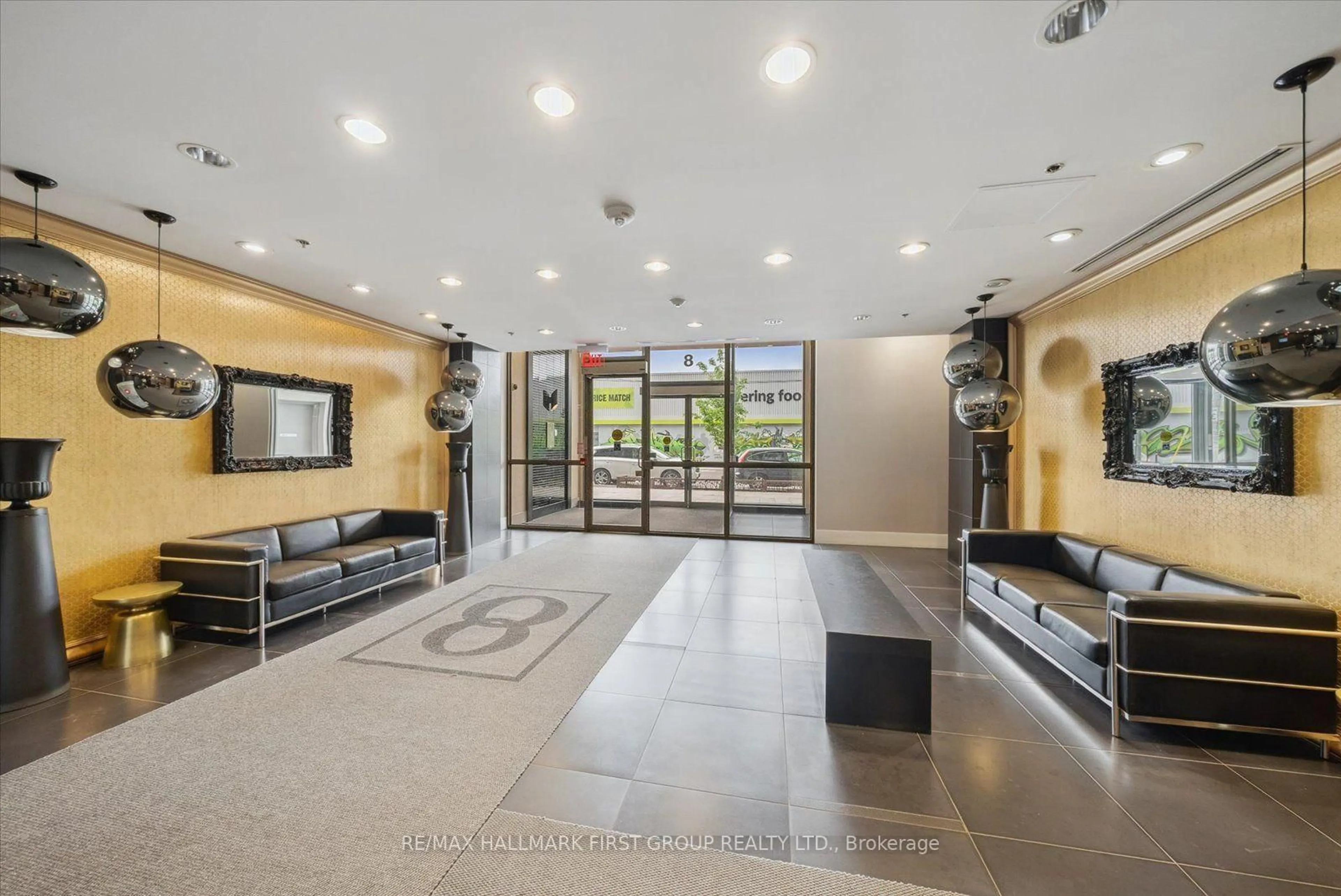 Lobby for 8 Gladstone Ave #602, Toronto Ontario M6J 0B3