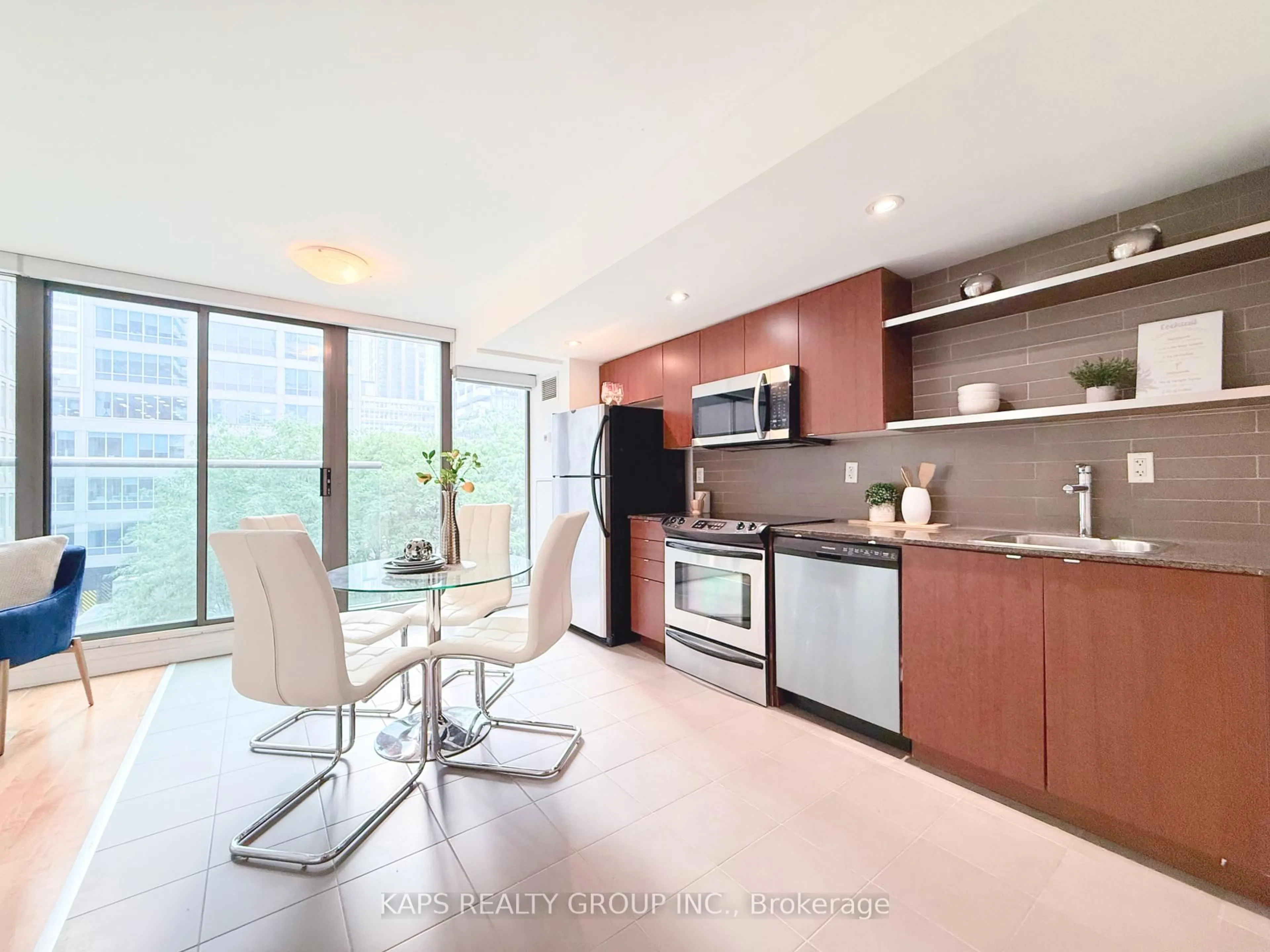 Open concept kitchen, unknown for 33 Lombard St #410, Toronto Ontario M5C 3H8