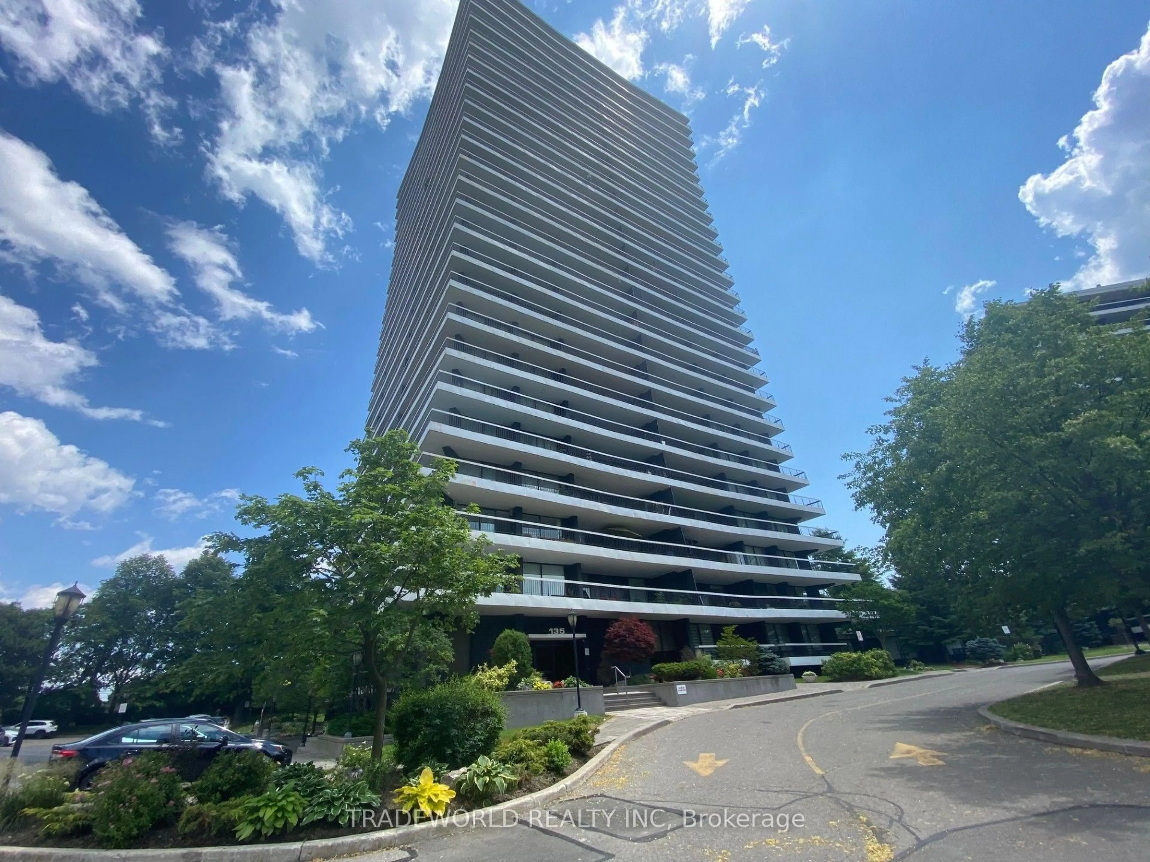 A pic from outside/outdoor area/front of a property/back of a property/a pic from drone, unknown for 135 Antibes Dr #1506, Toronto Ontario M2R 2Z1