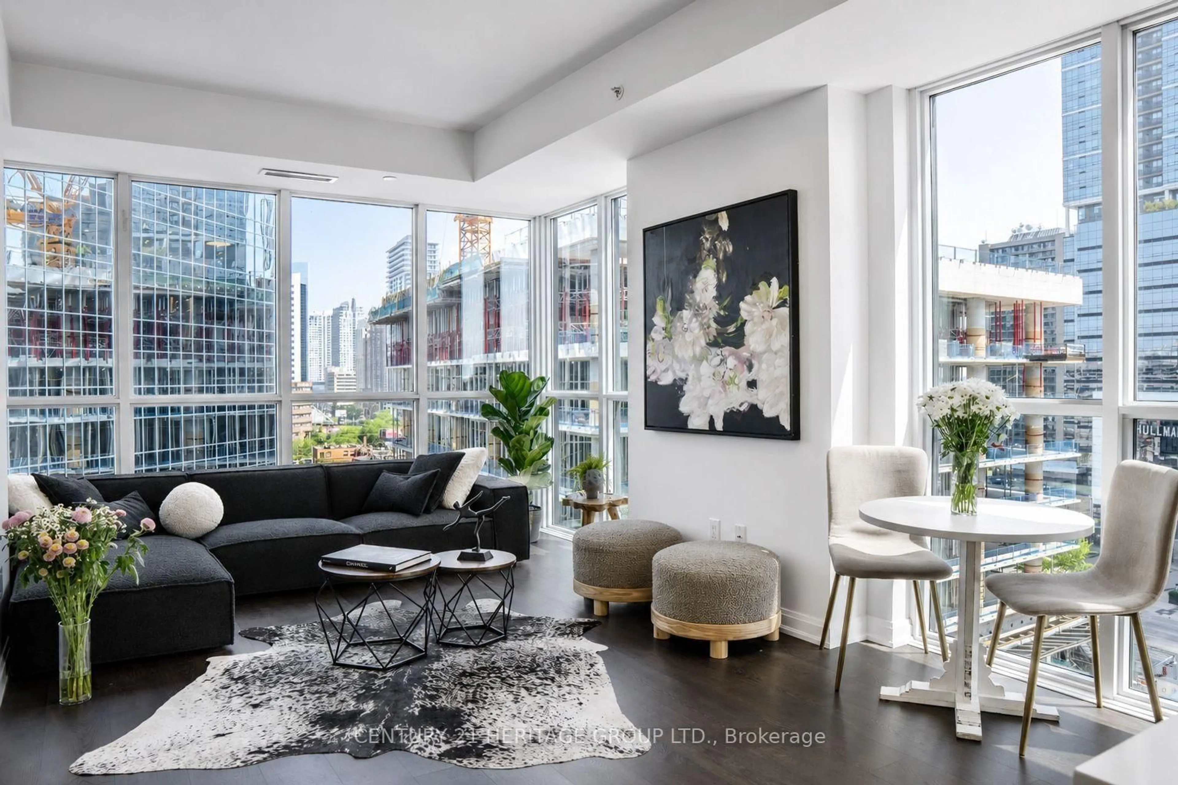 Living room with furniture, unknown for 11 Bogert Ave #708, Toronto Ontario M2N 0H4