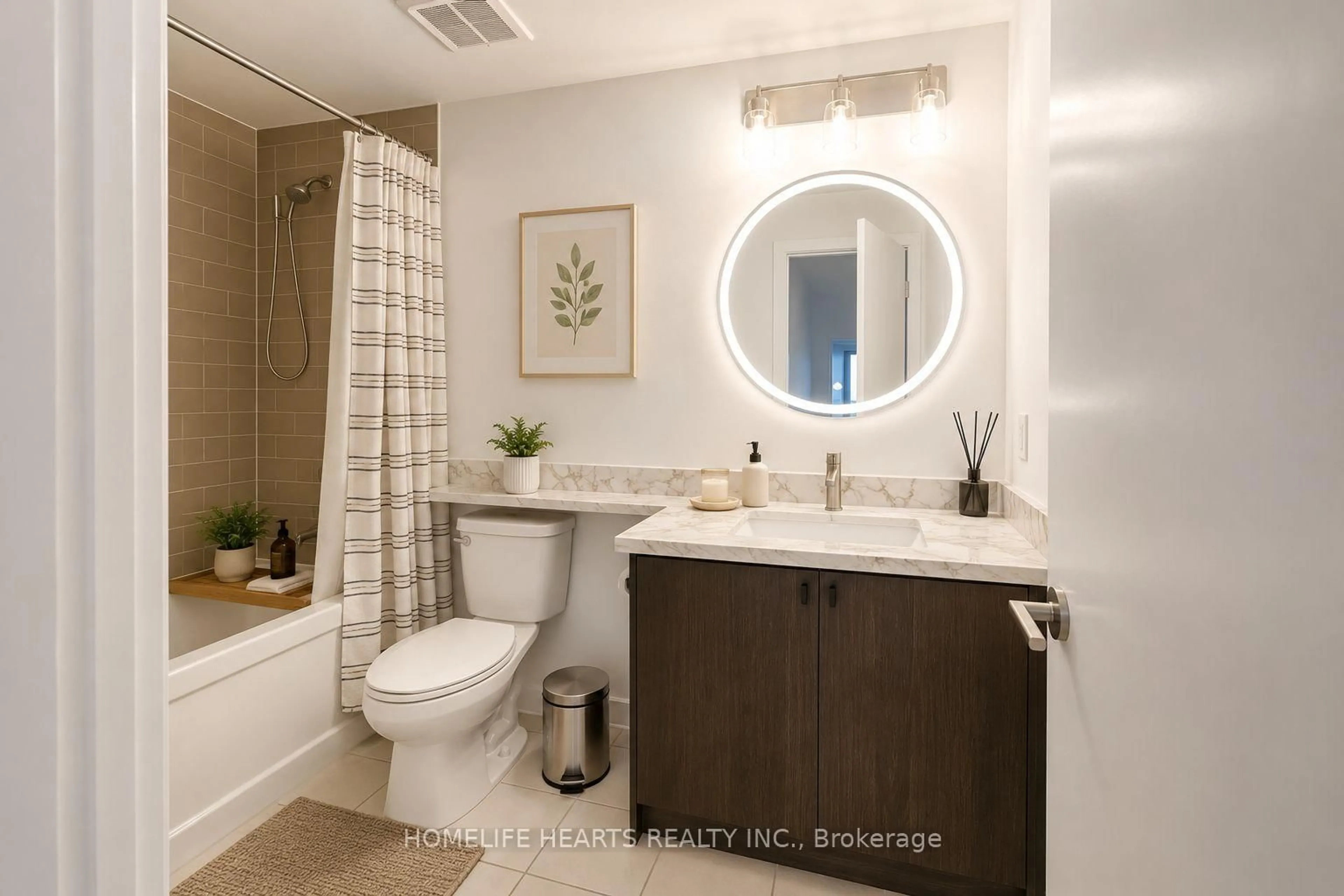 Standard bathroom, ceramic/tile floor for 35 Mariner Terr #309, Toronto Ontario M5V 3V9