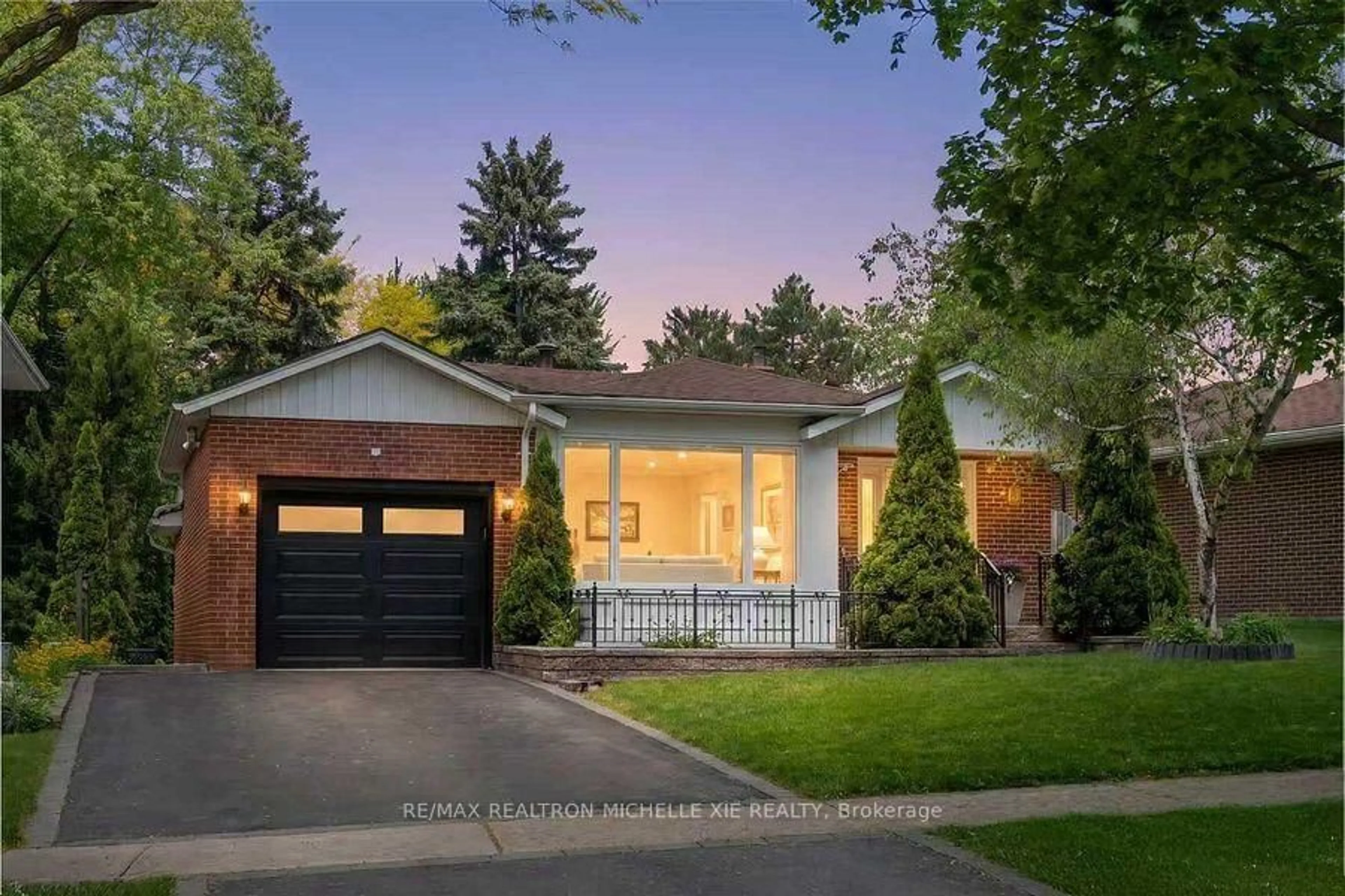 Home with brick exterior material, street for 8 Meadowglade Cres, Toronto Ontario M2J 1C7