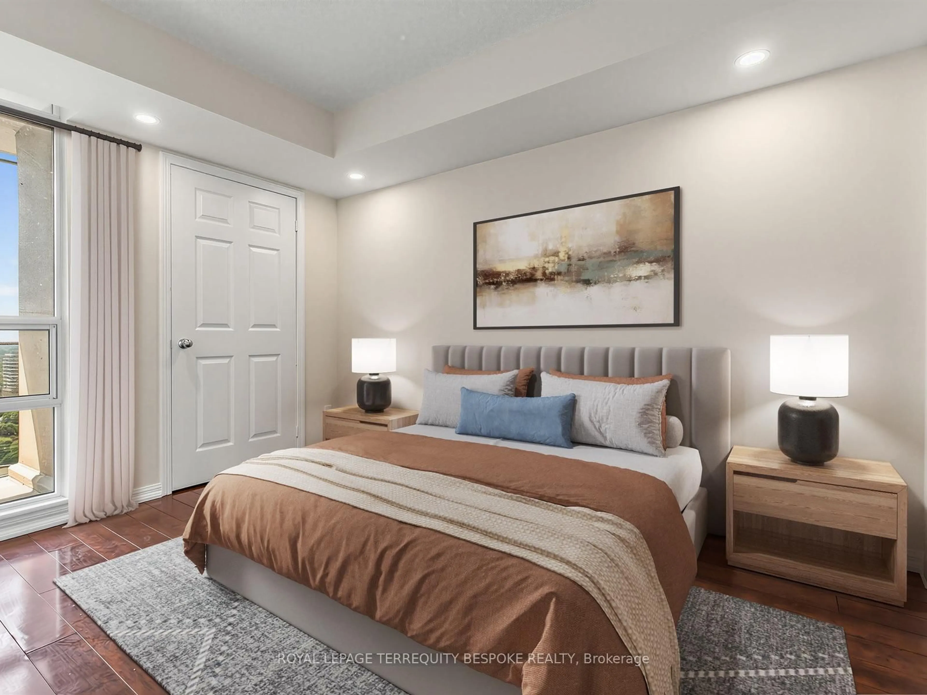 Bedroom with bed, unknown for 153 Beecroft Rd #2815, Toronto Ontario M2N 7C5