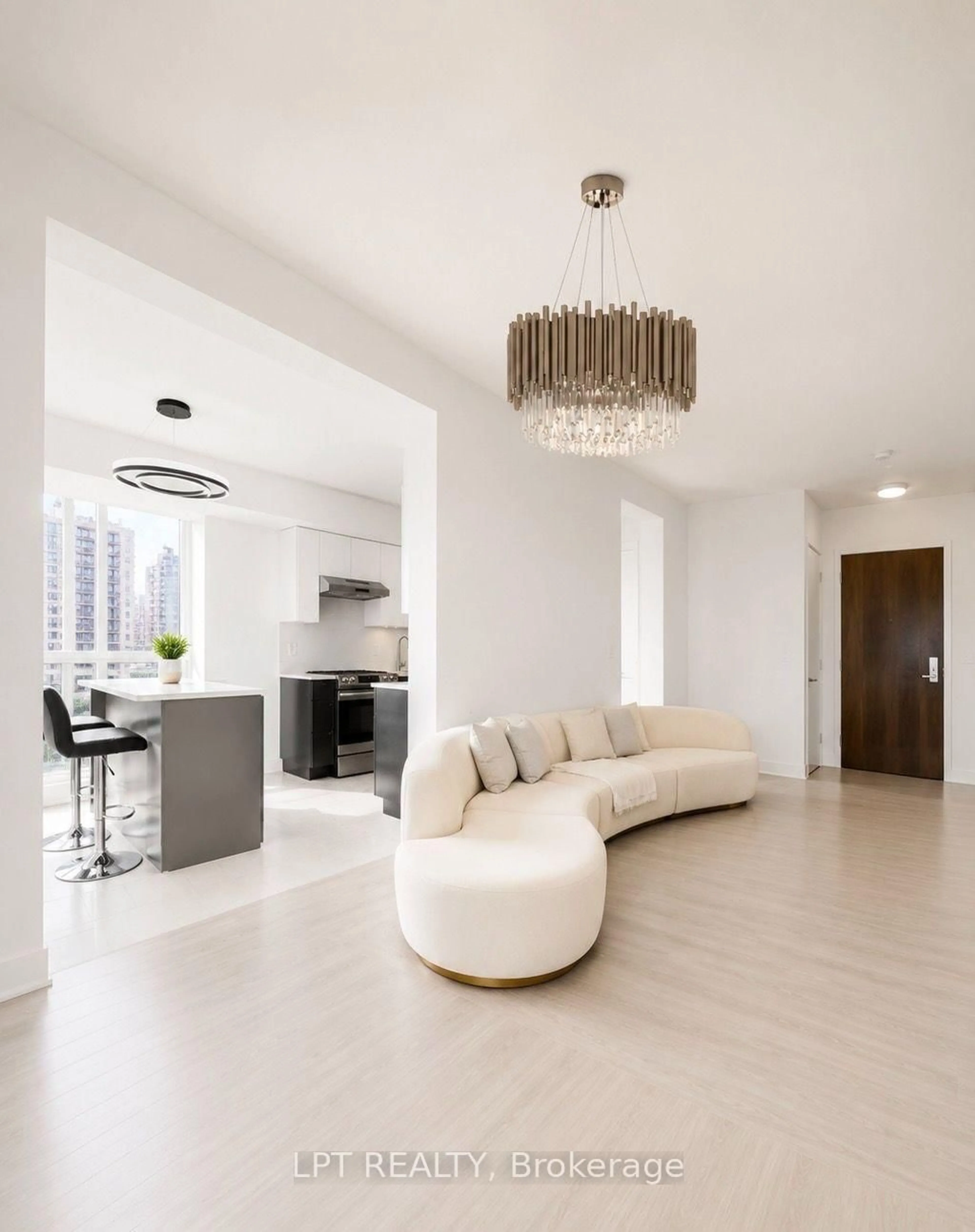 Living room with furniture, unknown for 35 Hollywood Ave #1706, Toronto Ontario M2N 0A9