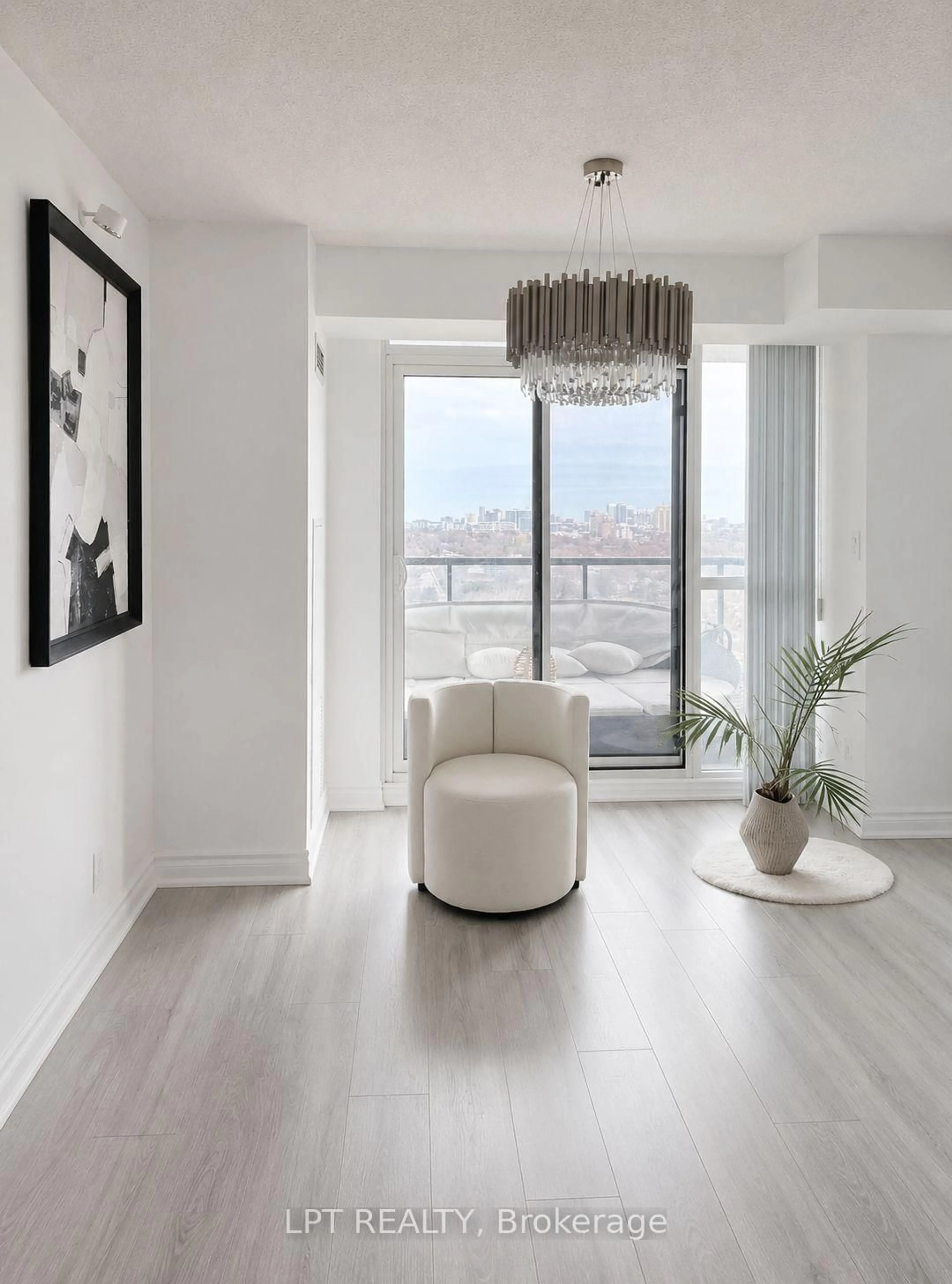 Living room with furniture, unknown for 35 Hollywood Ave #1706, Toronto Ontario M2N 0A9