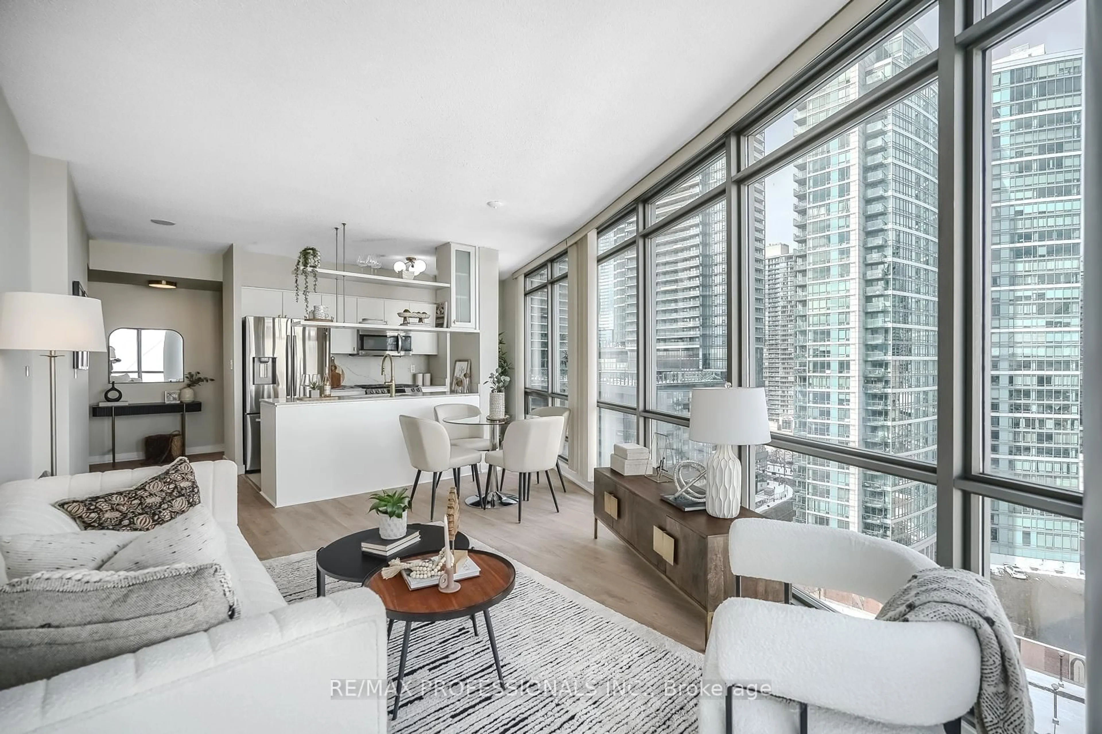 Living room with furniture, unknown for 3 Navy Wharf Crt #1708, Toronto Ontario M5V 3V1