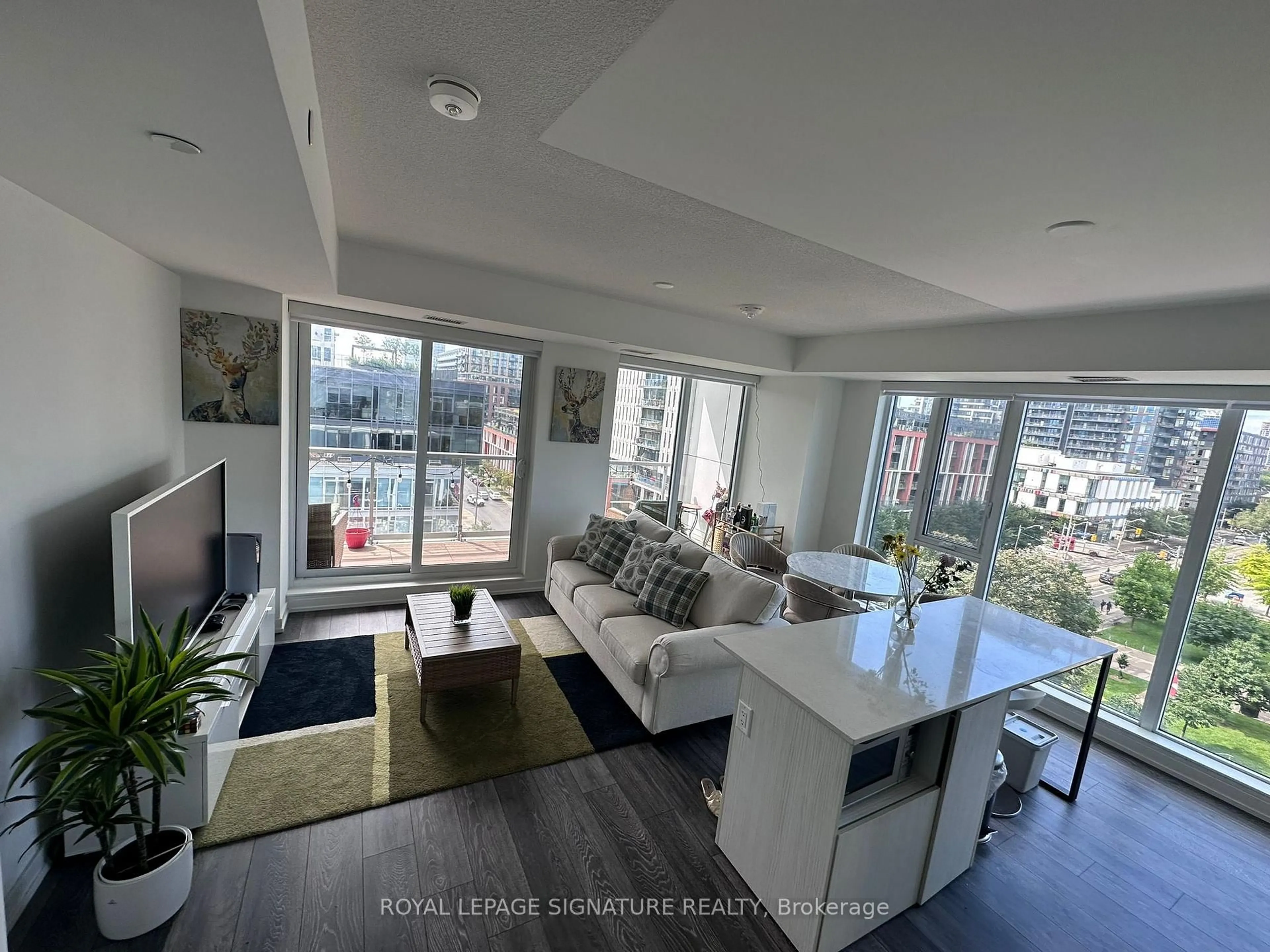Living room with furniture, unknown for 225 Sumach St #605, Toronto Ontario M5A 0P8