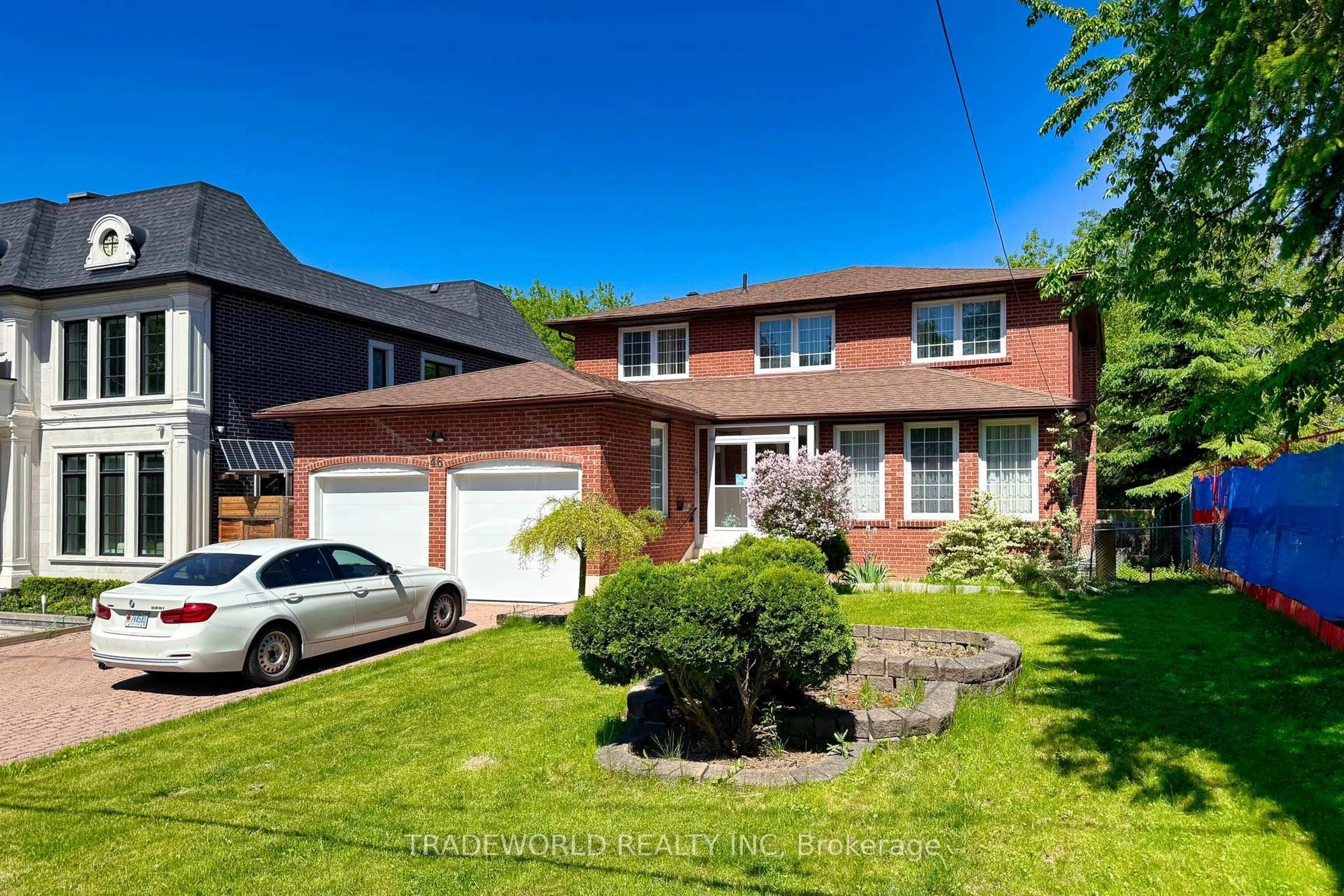 Home with brick exterior material, street for 46 Winlock Park, Toronto Ontario M2M 1Z2