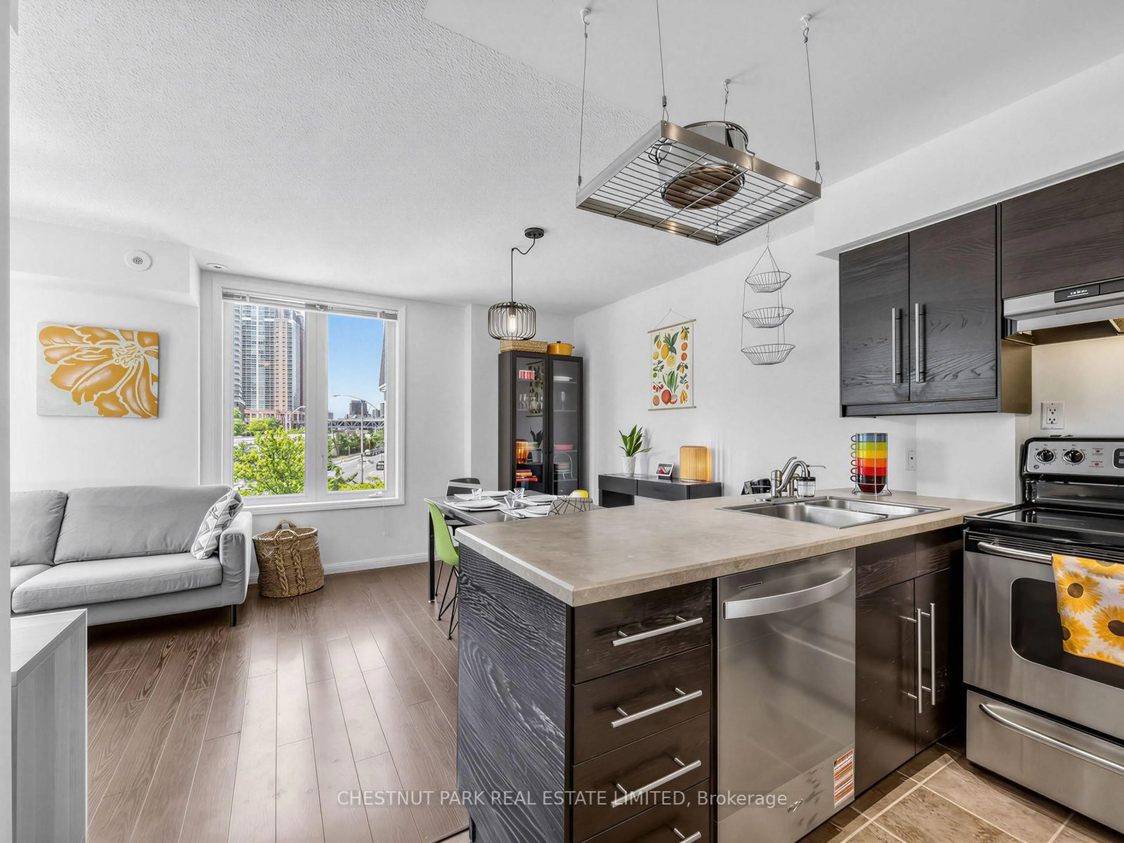 Open concept kitchen, unknown for 26 Douro St #333, Toronto Ontario M6K 3M4