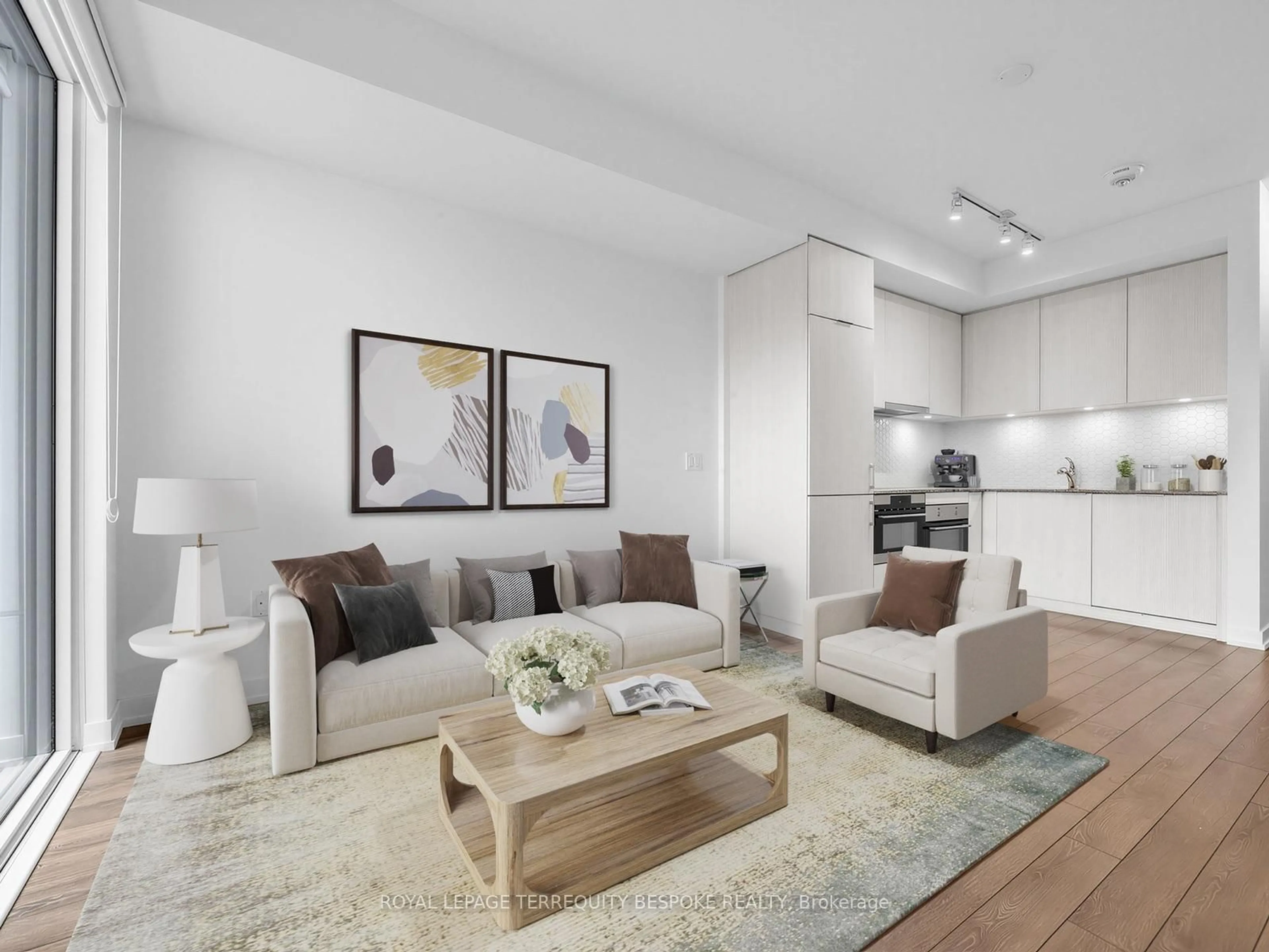 Living room with furniture, unknown for 158 Front St #419, Toronto Ontario M5A 0K9