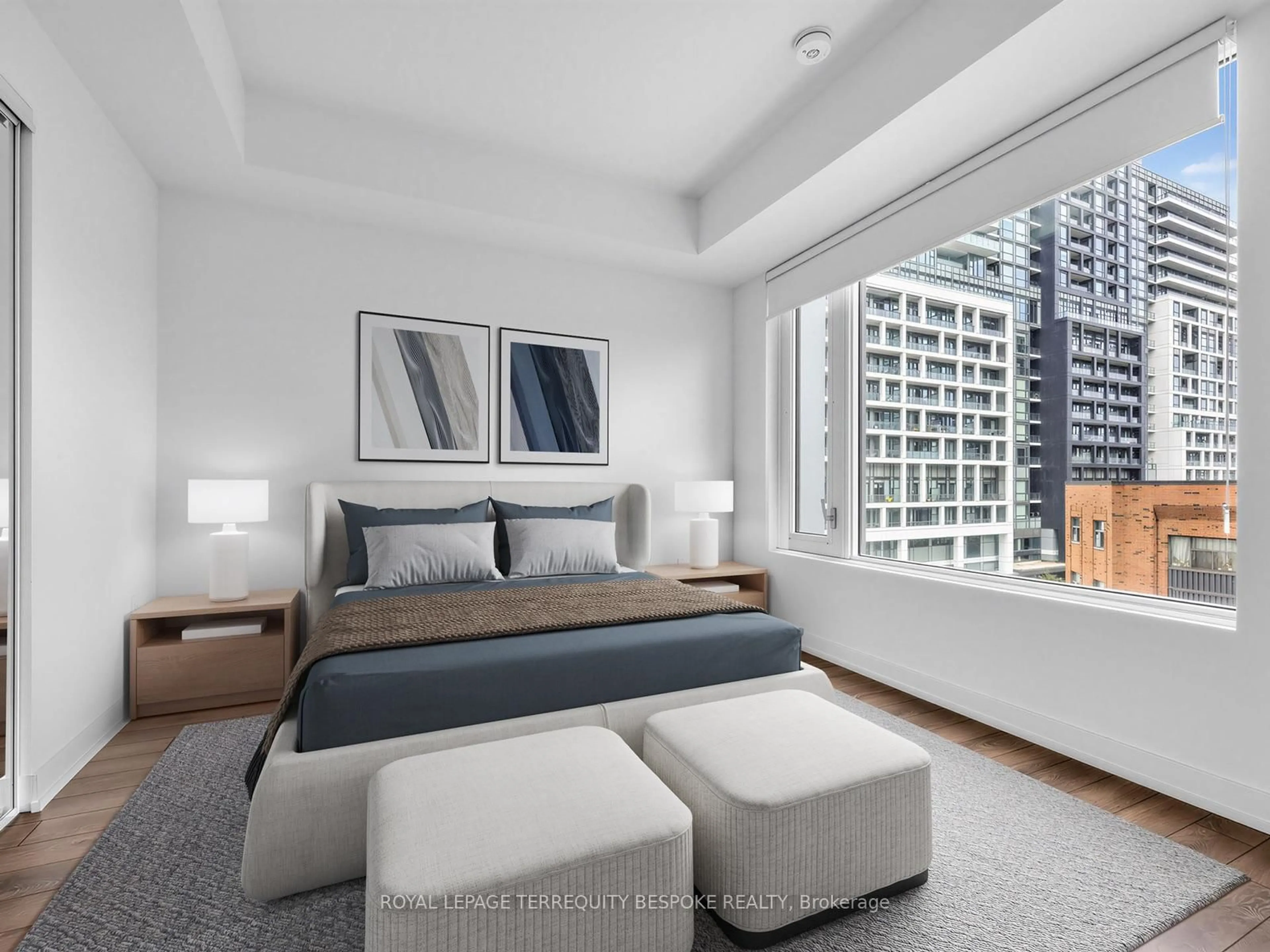 Bedroom with bed, unknown for 158 Front St #419, Toronto Ontario M5A 0K9