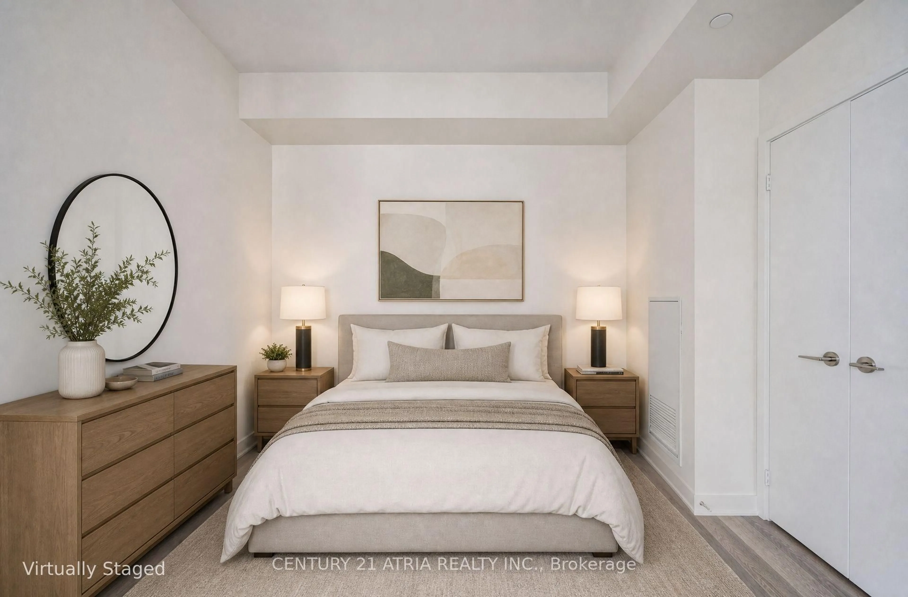 Bedroom with bed, unknown for 290 Adelaide St #2404, Toronto Ontario M5V 0P3