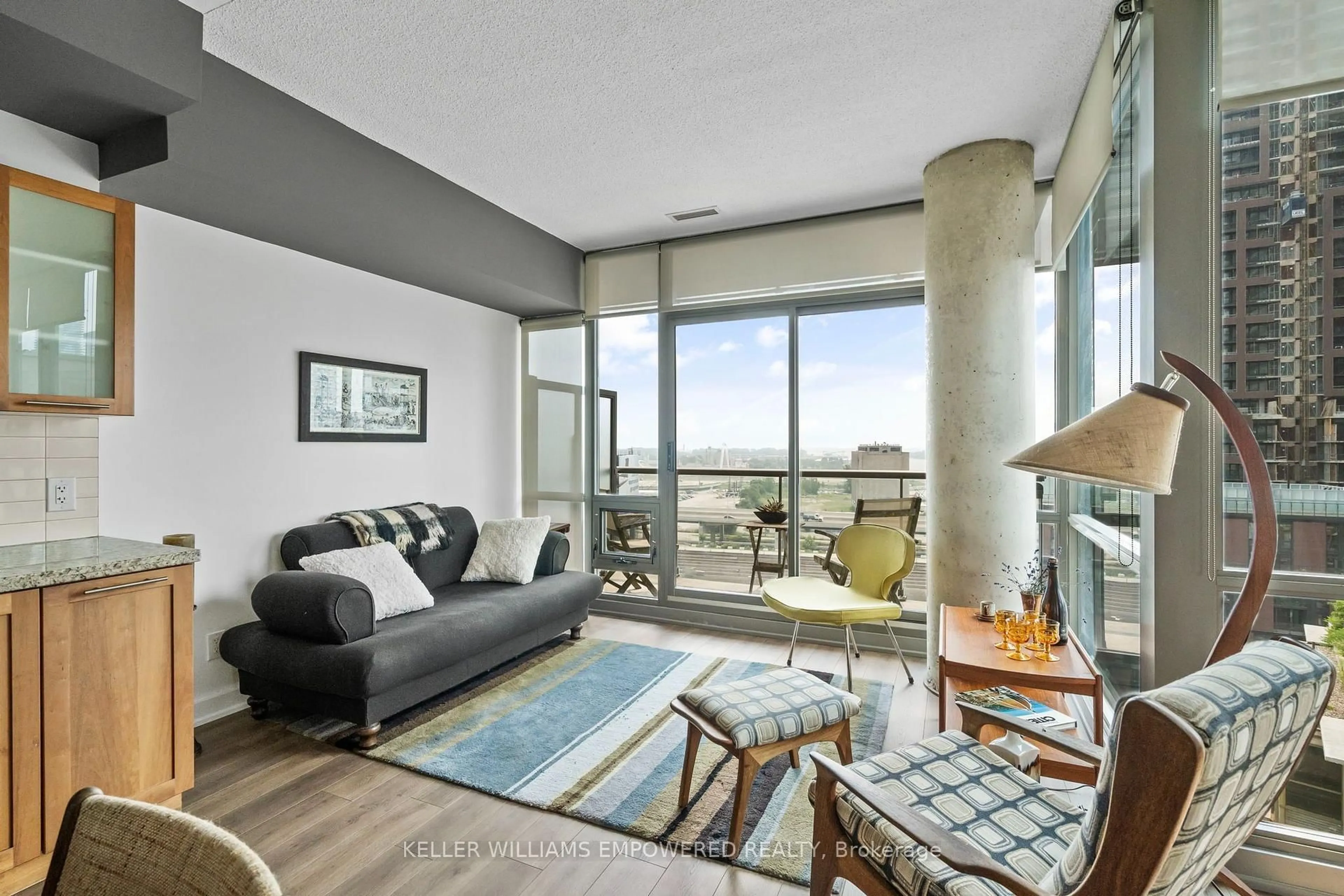 Living room with furniture, unknown for 33 Mill St #1206, Toronto Ontario M5A 3R3