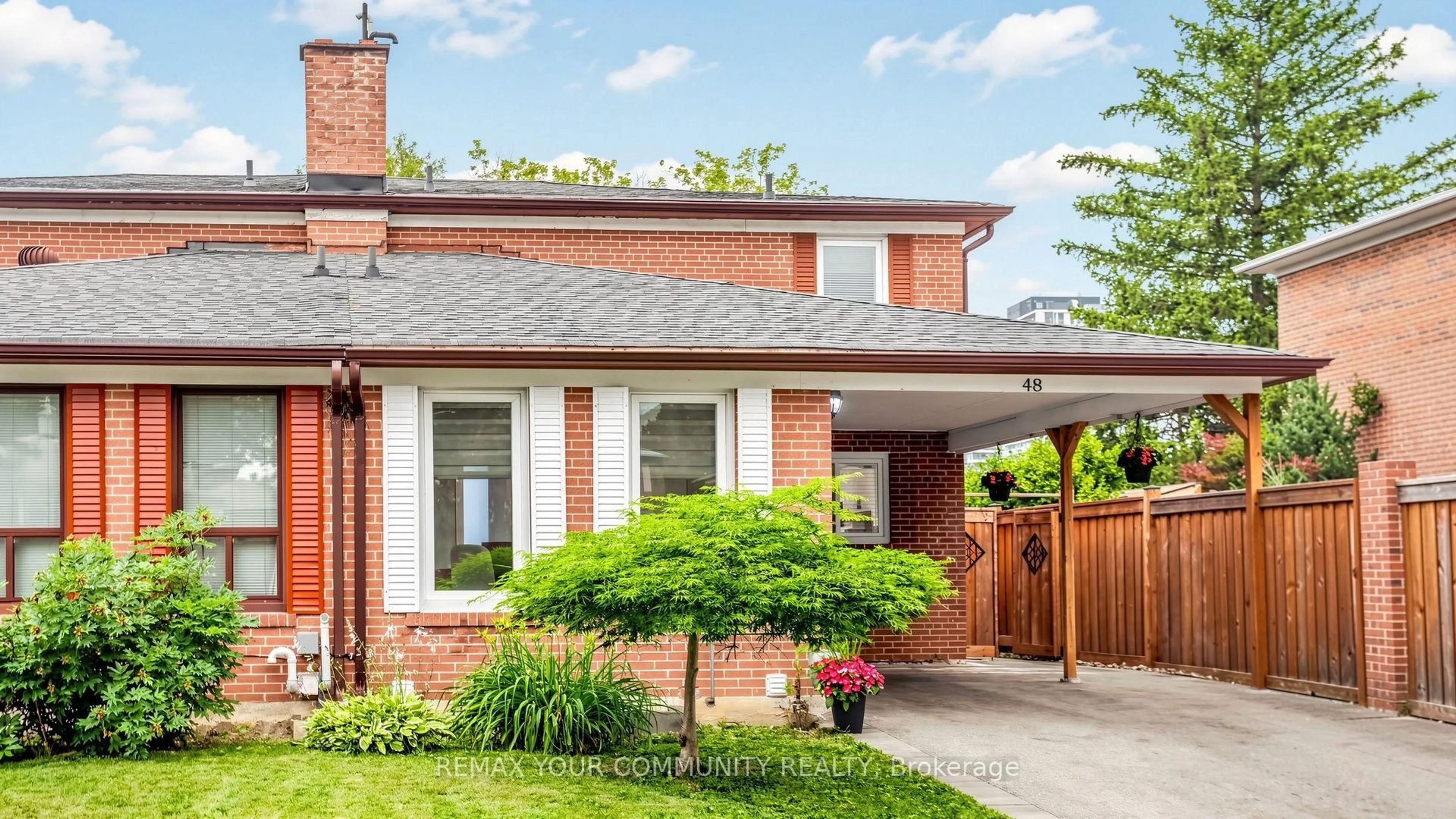 Home with brick exterior material, street for 48 Crossbow Cres, Toronto Ontario M2J 3M4