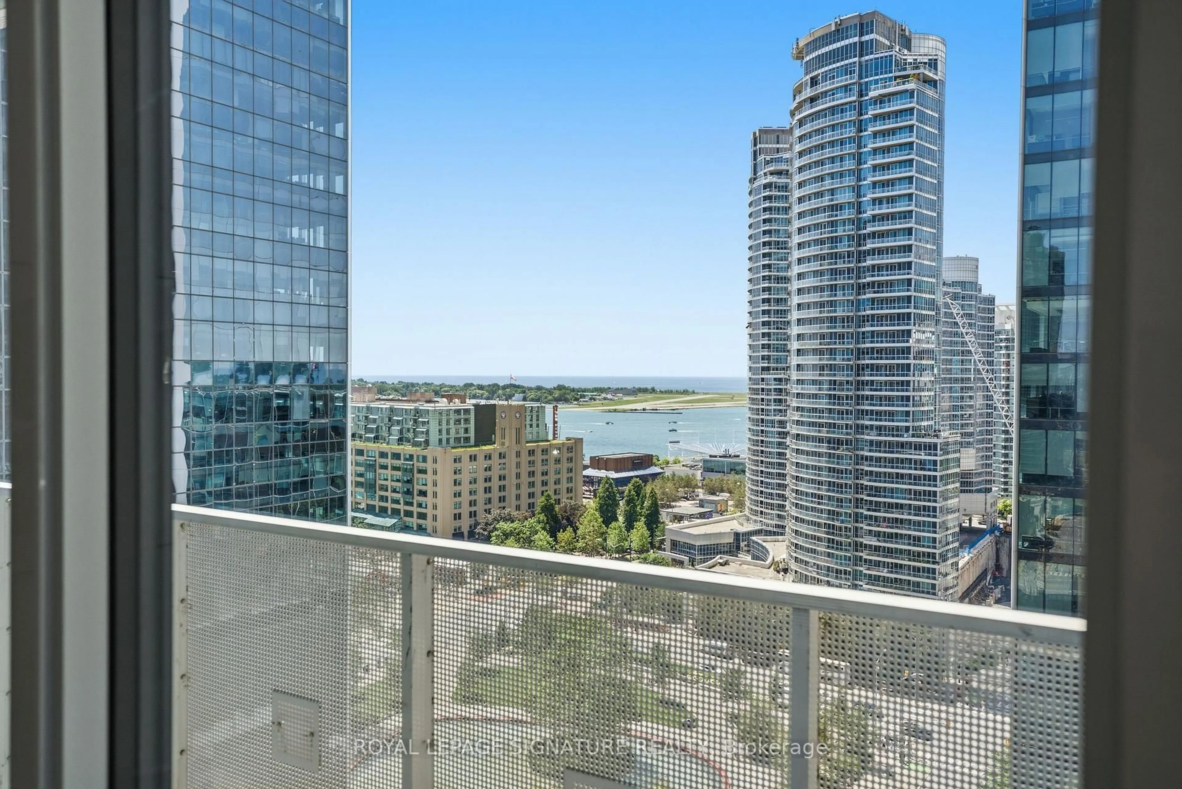Balcony in the apartment, water/lake/river/ocean view for 88 Harbour St #1710, Toronto Ontario M5J 0C3