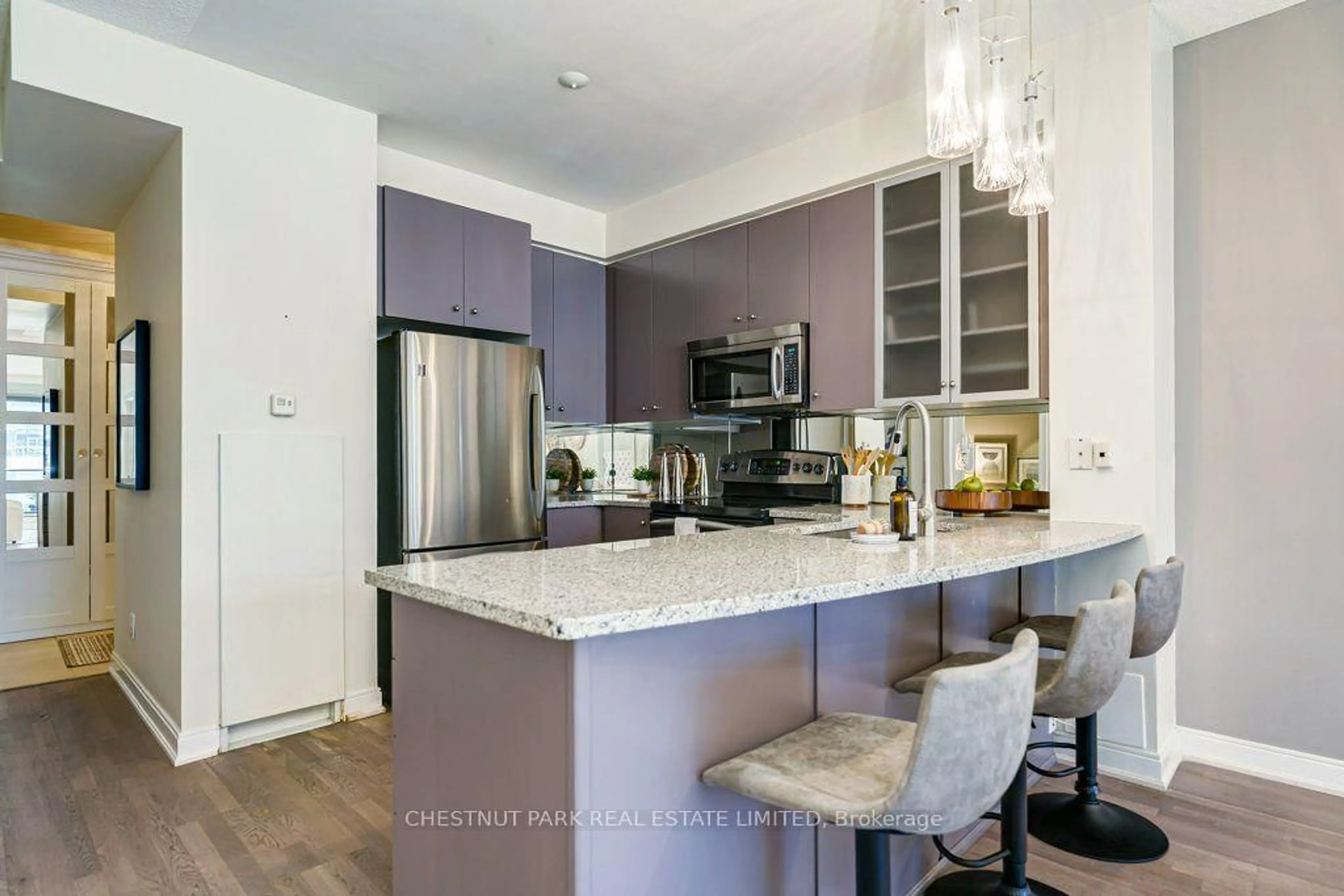 Open concept kitchen, unknown for 18 Yorkville Ave #210, Toronto Ontario M4W 3Y8