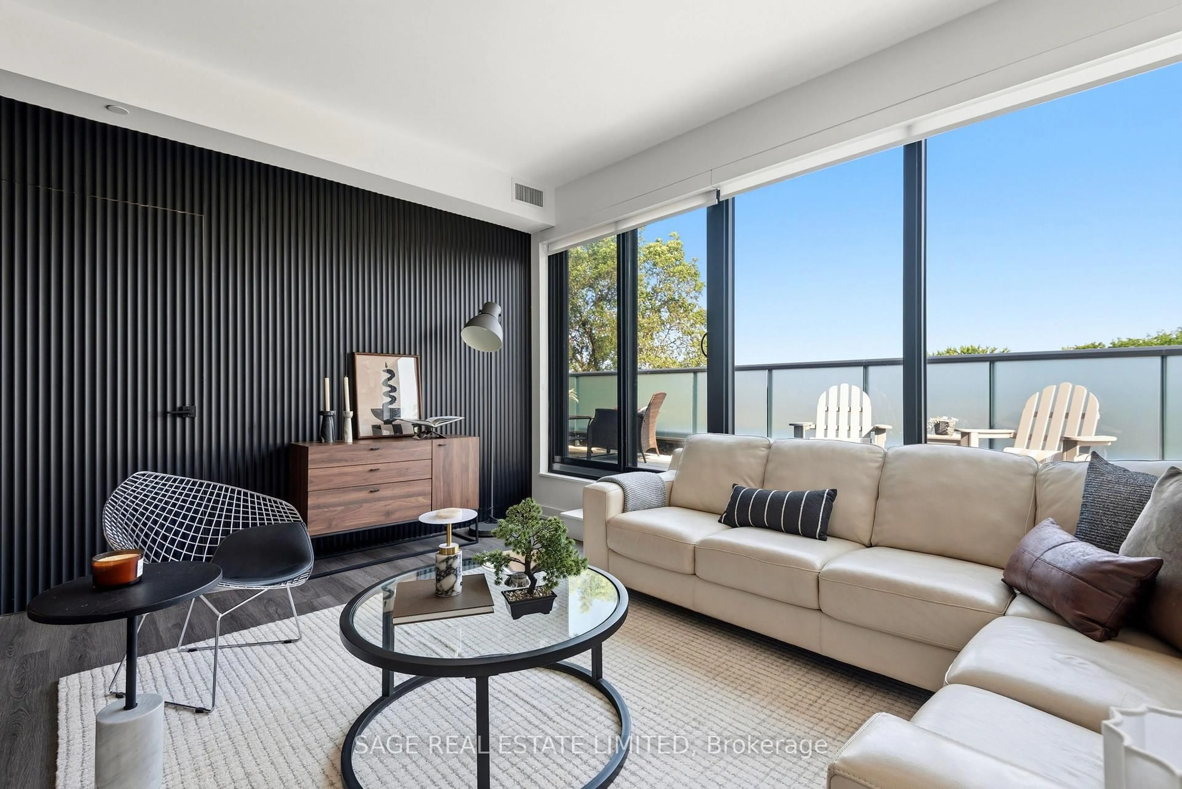 Living room with furniture, unknown for 840 St Clair Ave #704, Toronto Ontario M6C 0A4