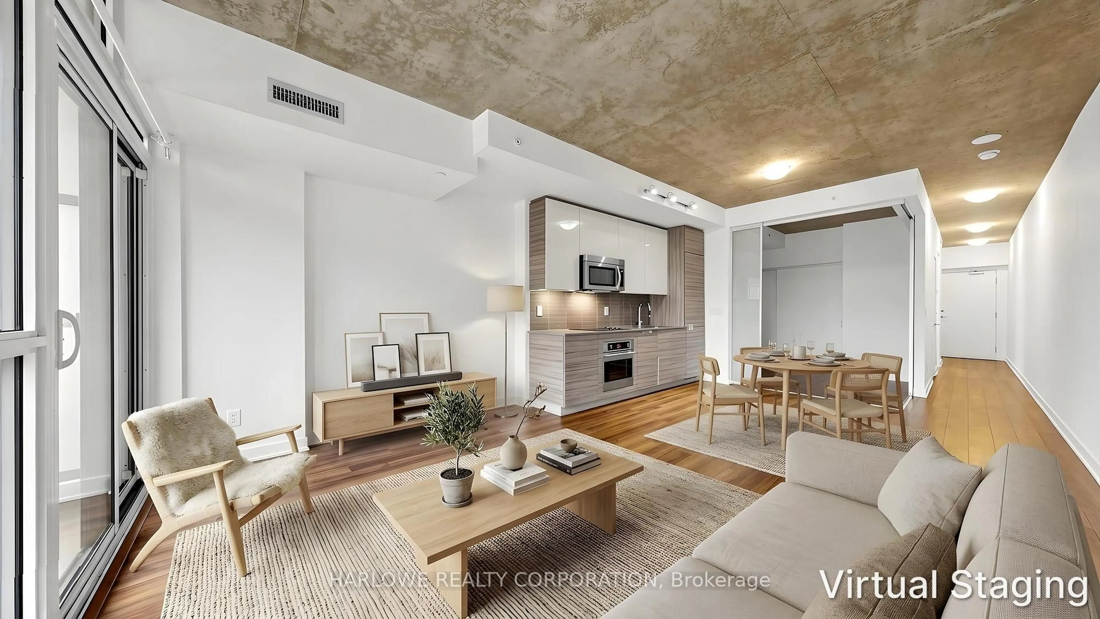 Living room with furniture, unknown for 210 Simcoe St #510, Toronto Ontario M5T 1T4