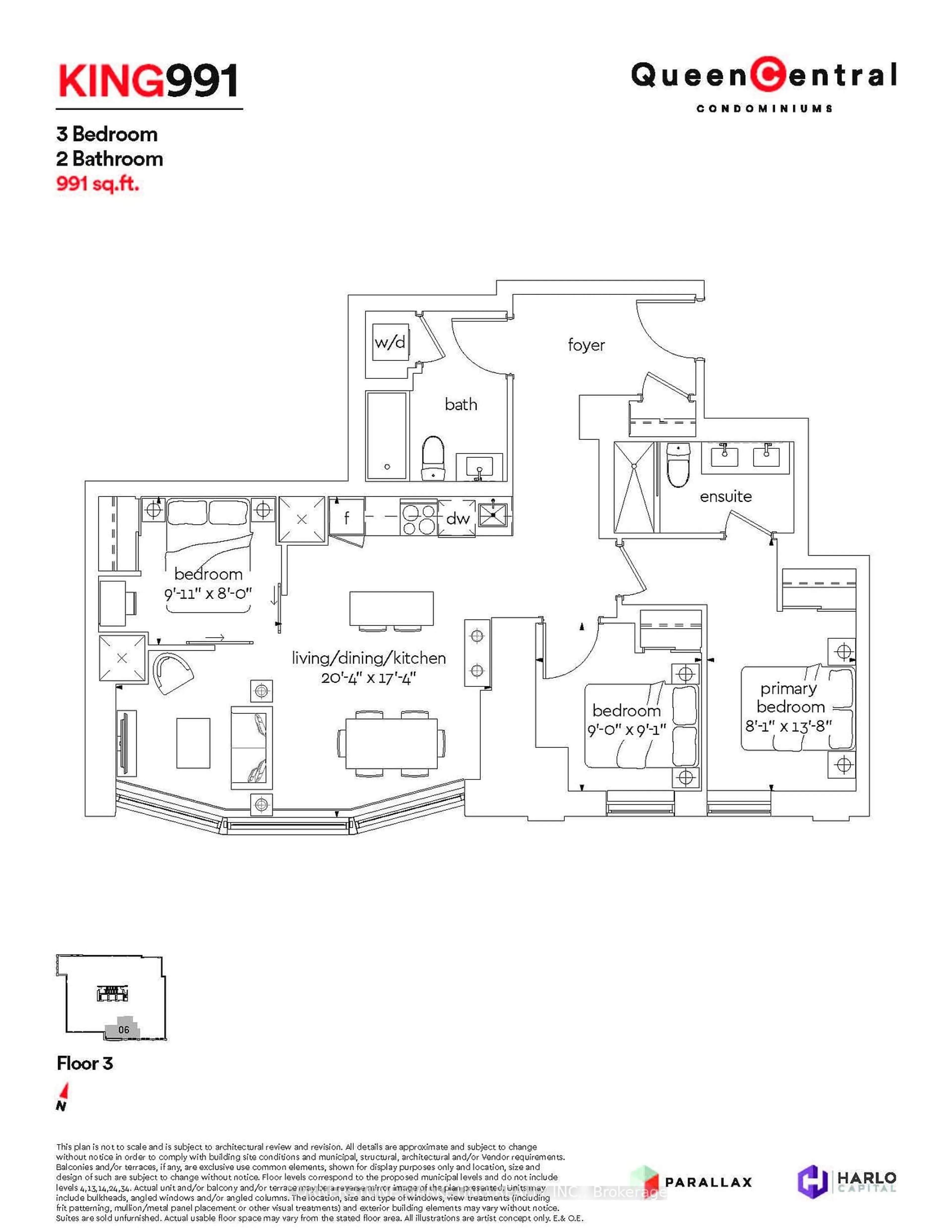 Floor plan for 100 Queen St #306, Toronto Ontario M5C 0B5