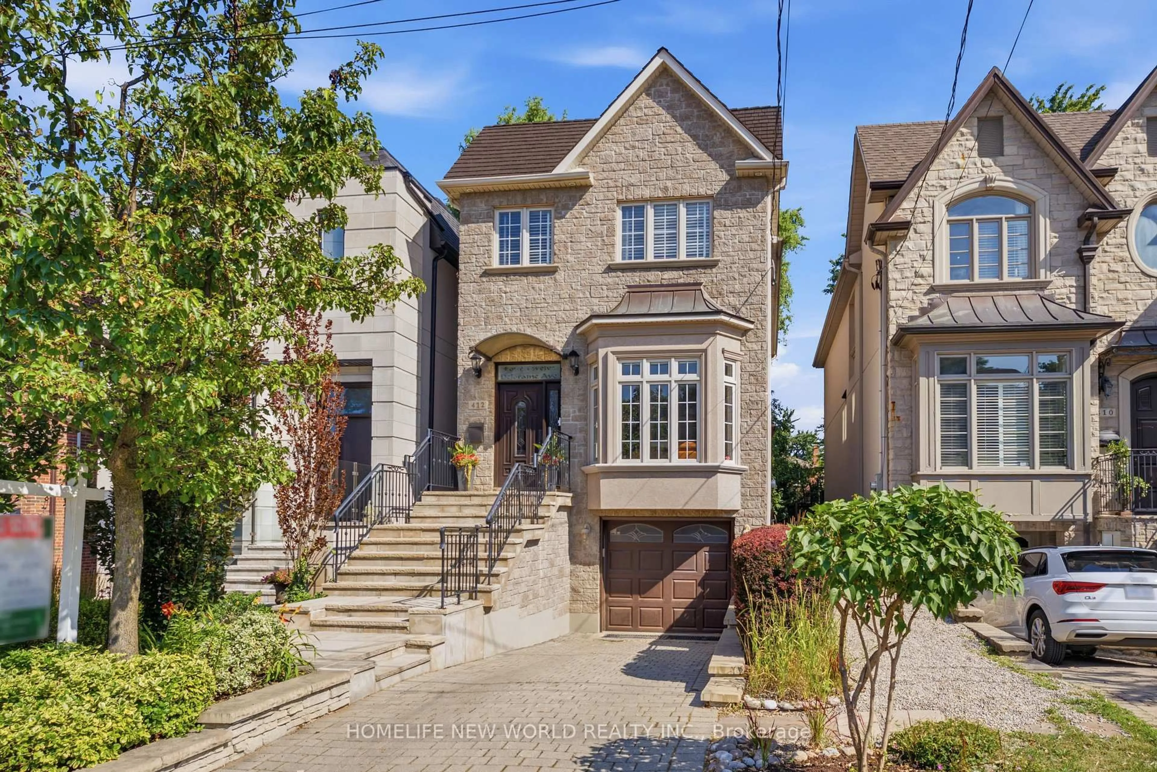 Home with brick exterior material, street for 412 Deloraine Ave, Toronto Ontario M5M 2B8
