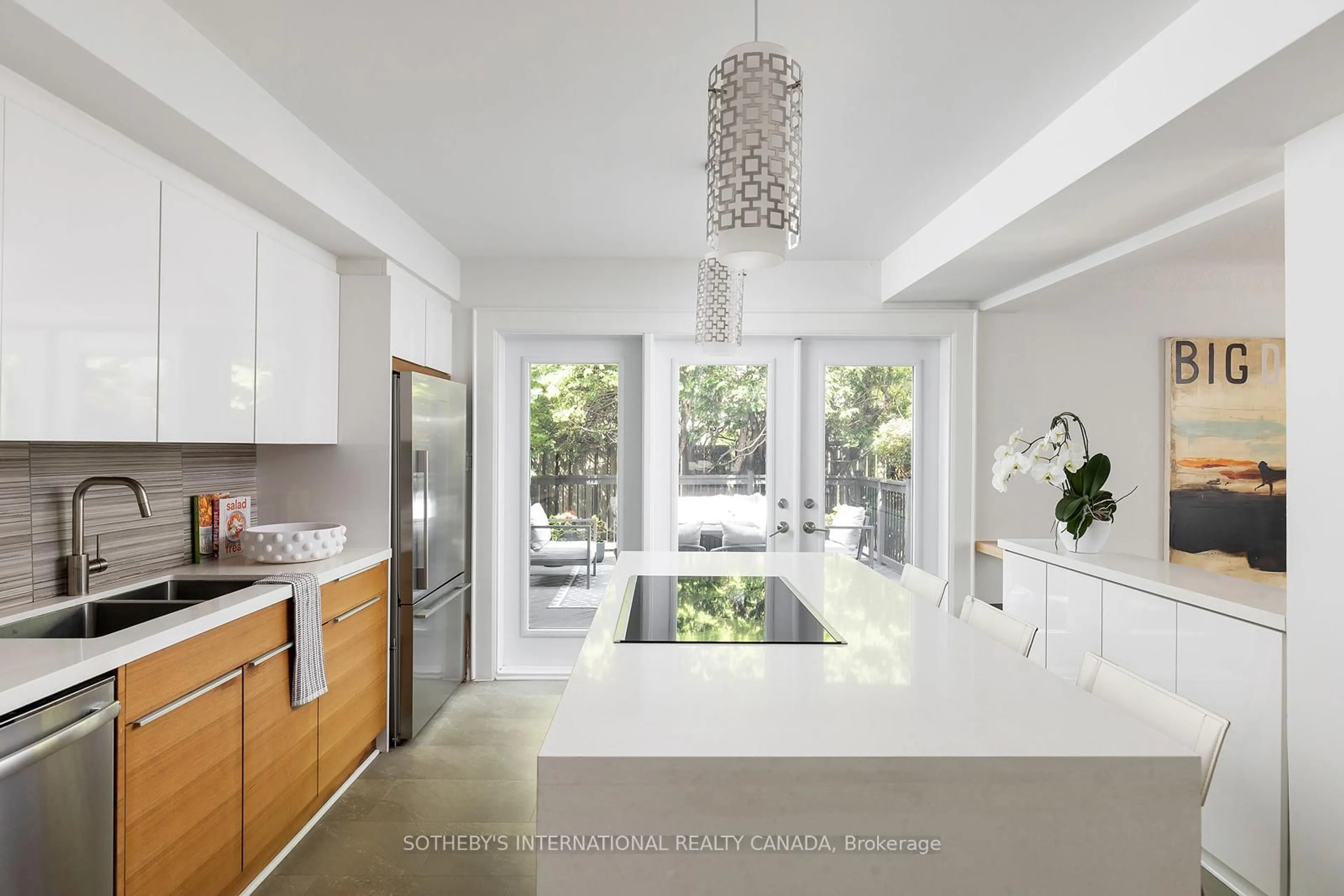 Contemporary kitchen, ceramic/tile floor for 60 Doonaree Dr, Toronto Ontario M3A 1M6