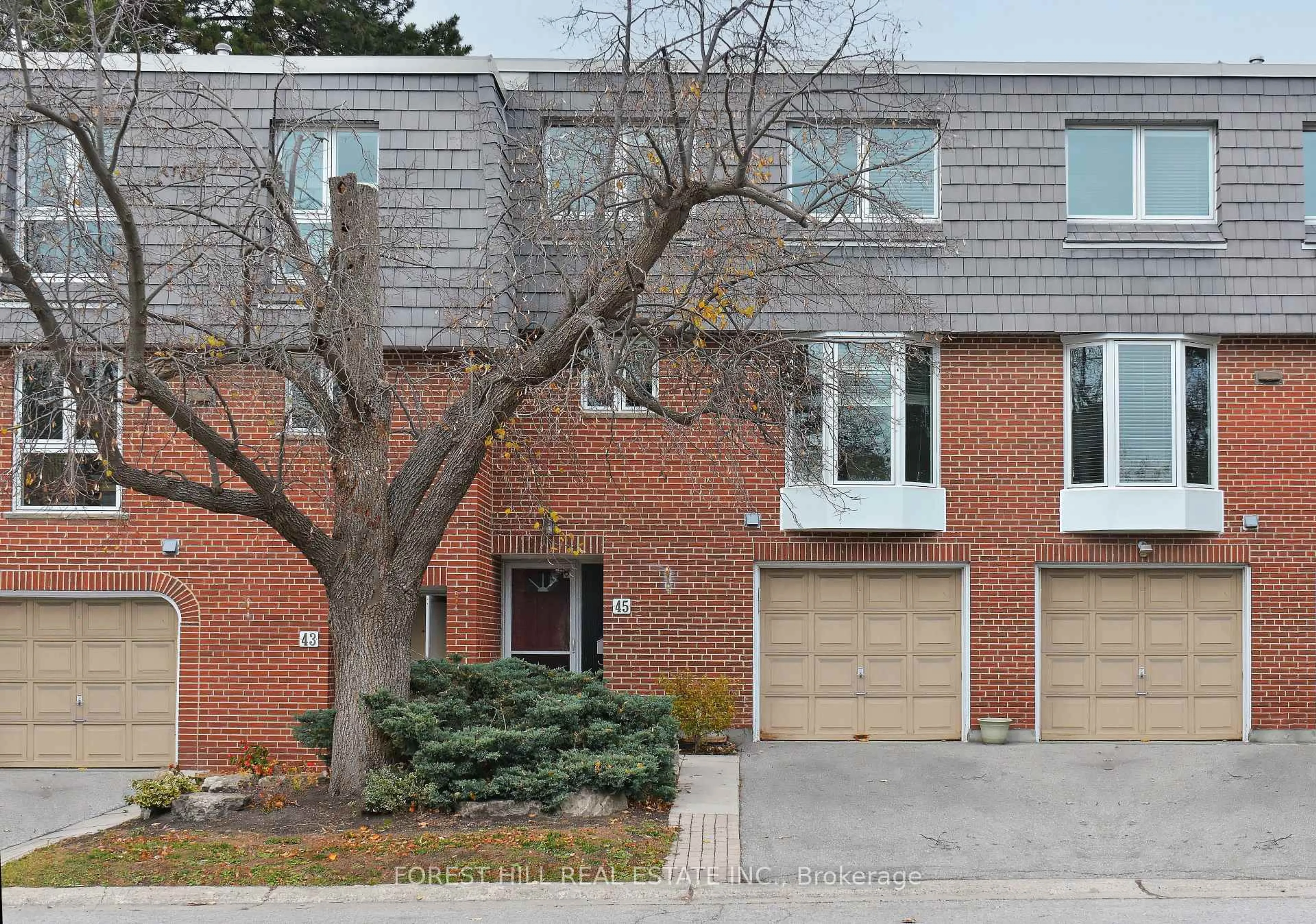 Home with brick exterior material, street for 45 Sugar Mill Way #259, Toronto Ontario M2L 1R5