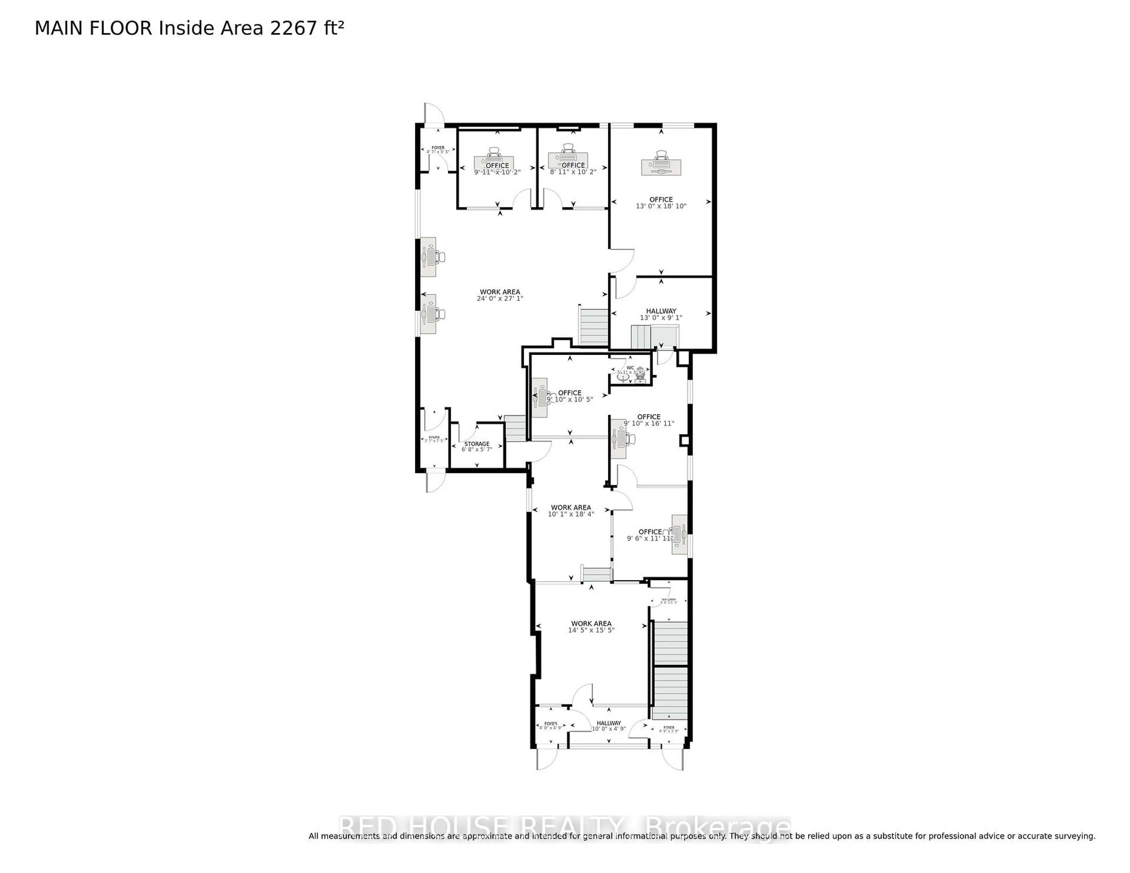 Floor plan for 658 Vaughan Rd, Toronto Ontario M6E 2Y5