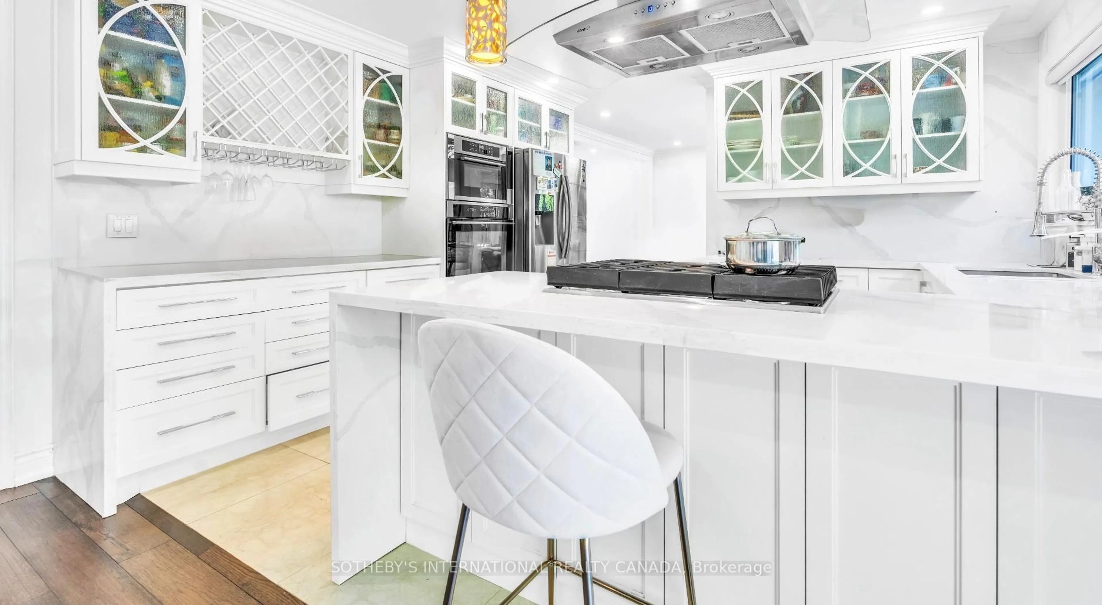 Contemporary kitchen, ceramic/tile floor for 88 Olsen Dr, Toronto Ontario M3A 3J7