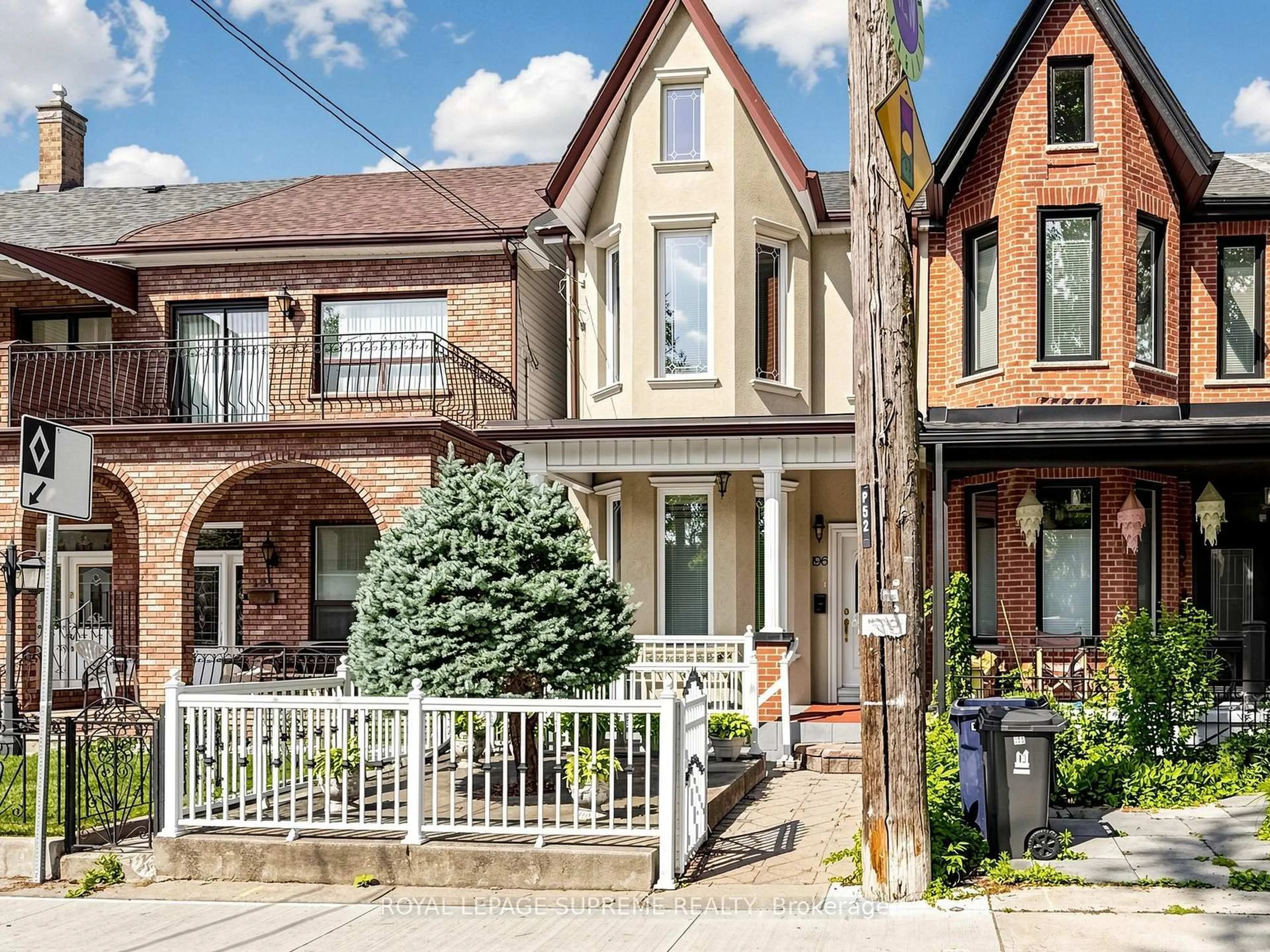 Home with brick exterior material, street for 196 Palmerston Ave, Toronto Ontario M6J 2J4