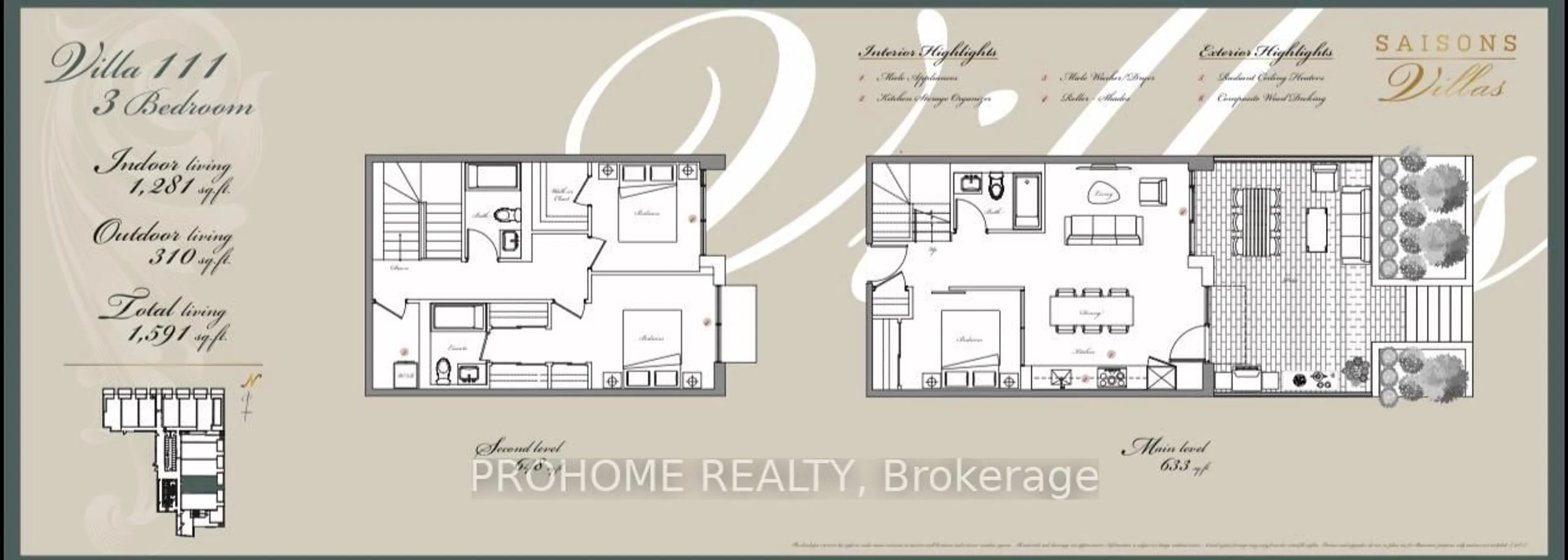 Floor plan for 27 McMahon Dr #111, Toronto Ontario M2K 0J2