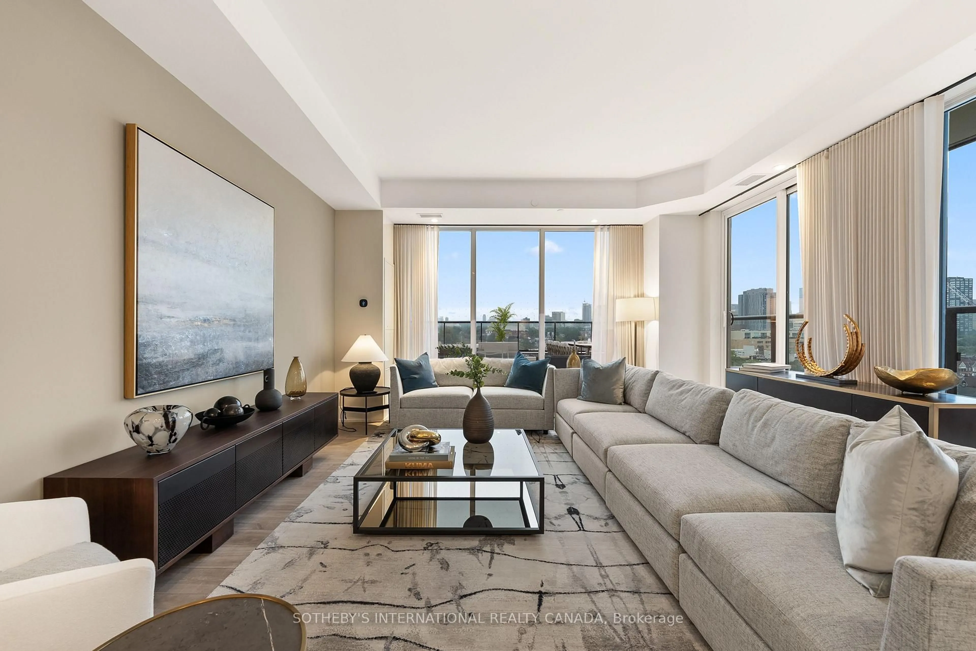 Living room with furniture, unknown for 115 Denison Ave #1013, Toronto Ontario M5T 0E6
