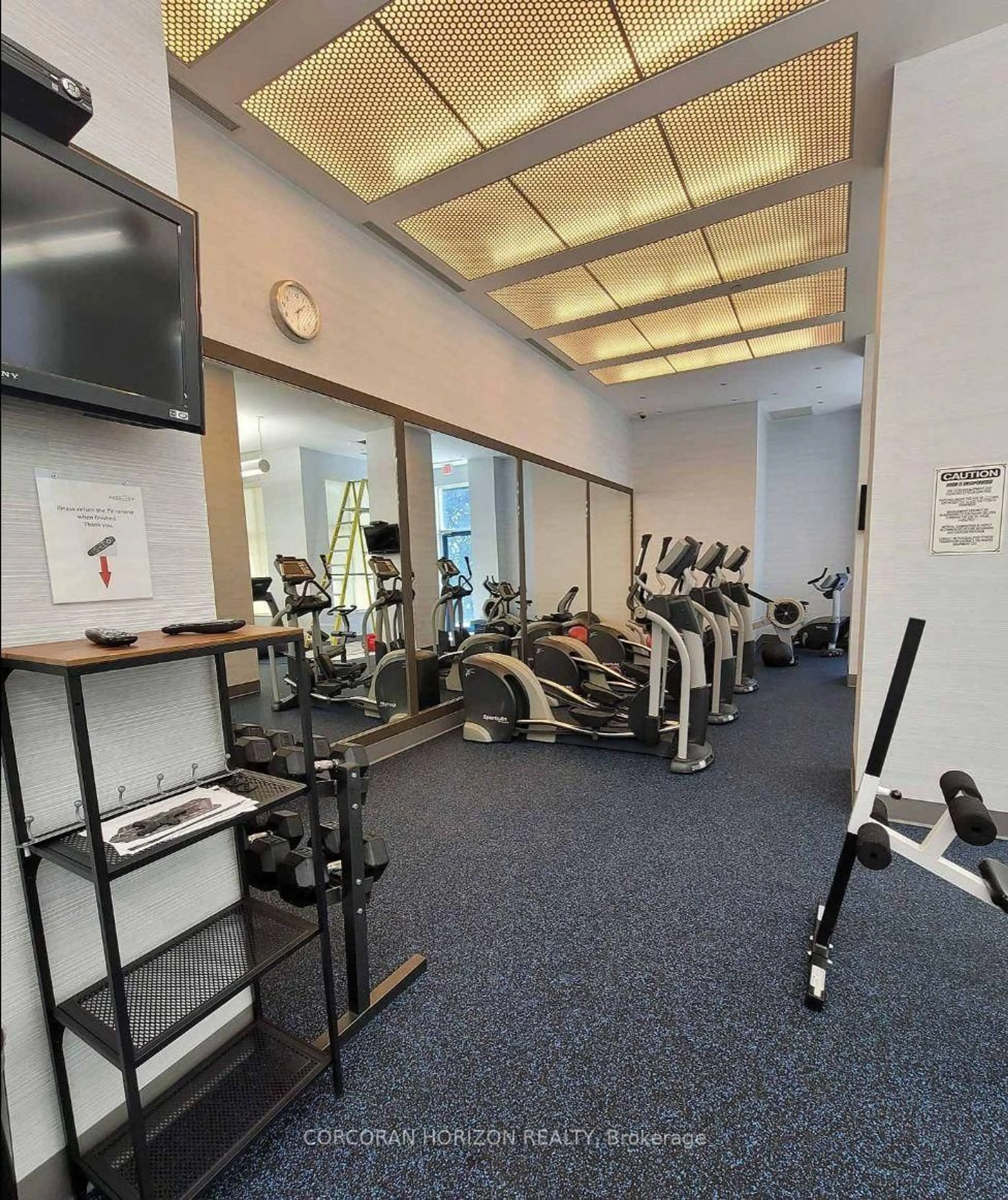 Gym or fitness room for 181 Wynford Dr #2509, Toronto Ontario M3C 0C6