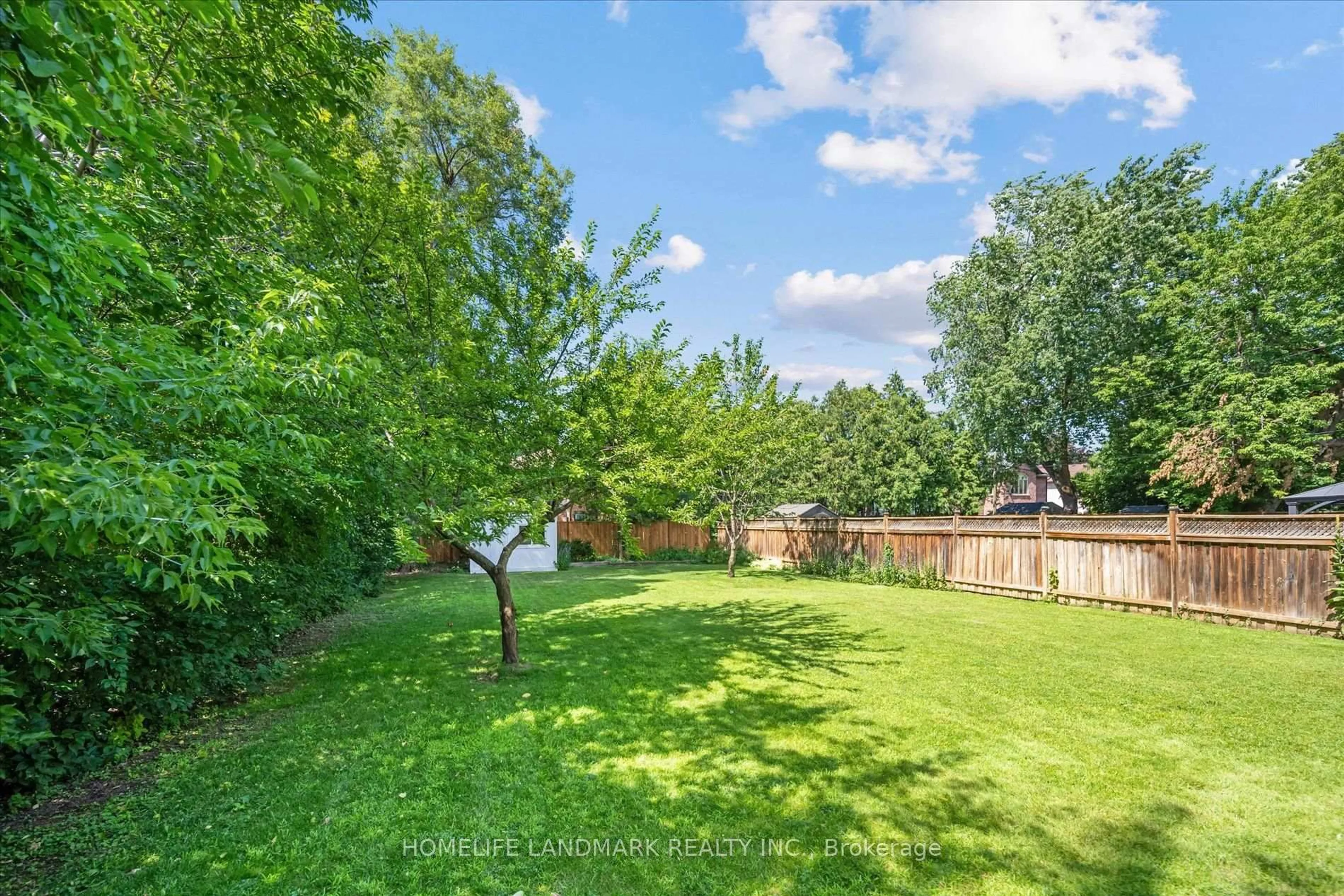 A pic from outside/outdoor area/front of a property/back of a property/a pic from drone, forest/trees view for 92 Caines Ave, Toronto Ontario M2R 2L3