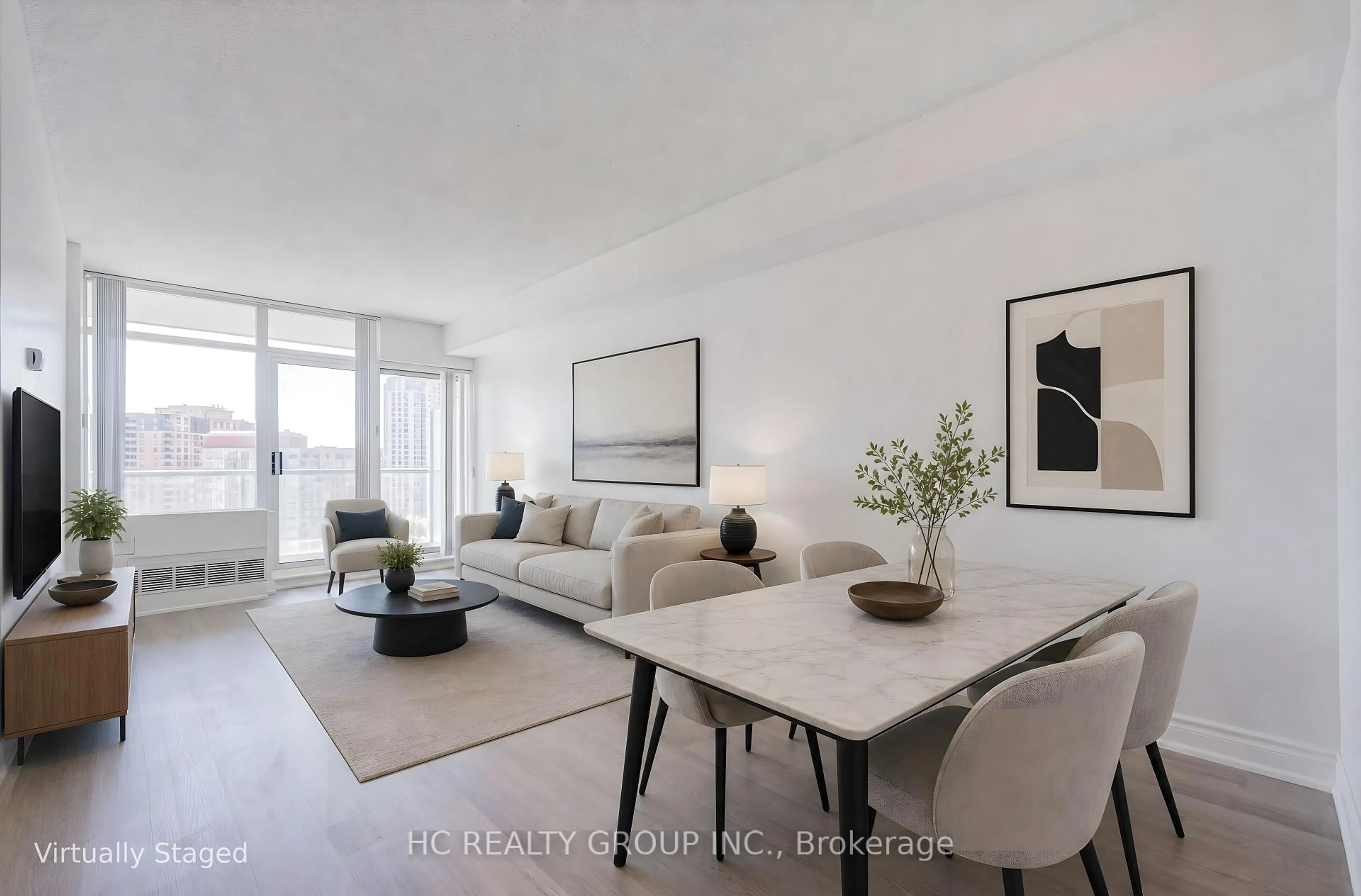 Living room with furniture, unknown for 5508 Yonge St #1411, Toronto Ontario M2N 5S2