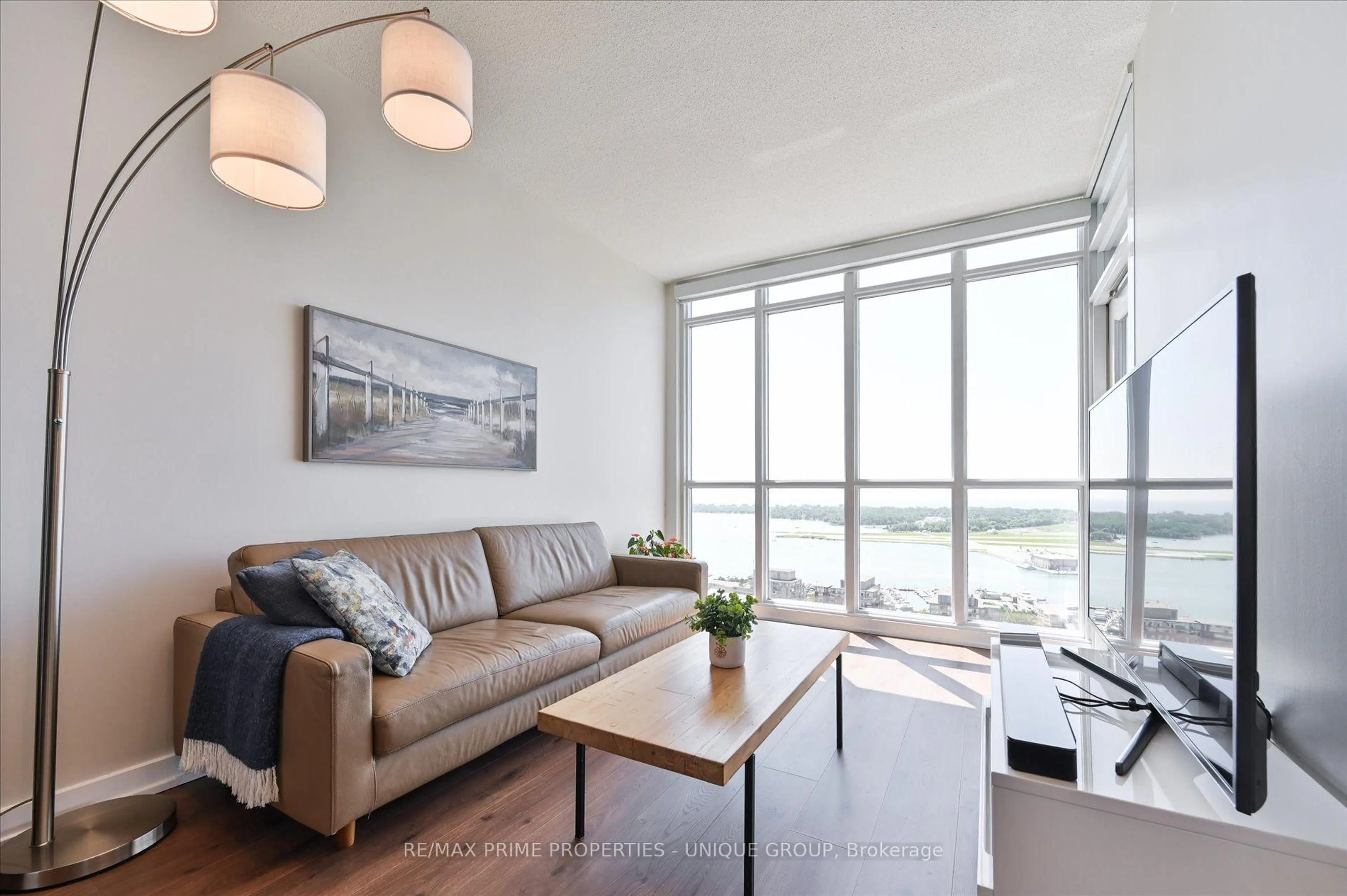 Living room with furniture, unknown for 15 Iceboat Terr #3508, Toronto Ontario M5V 4A5