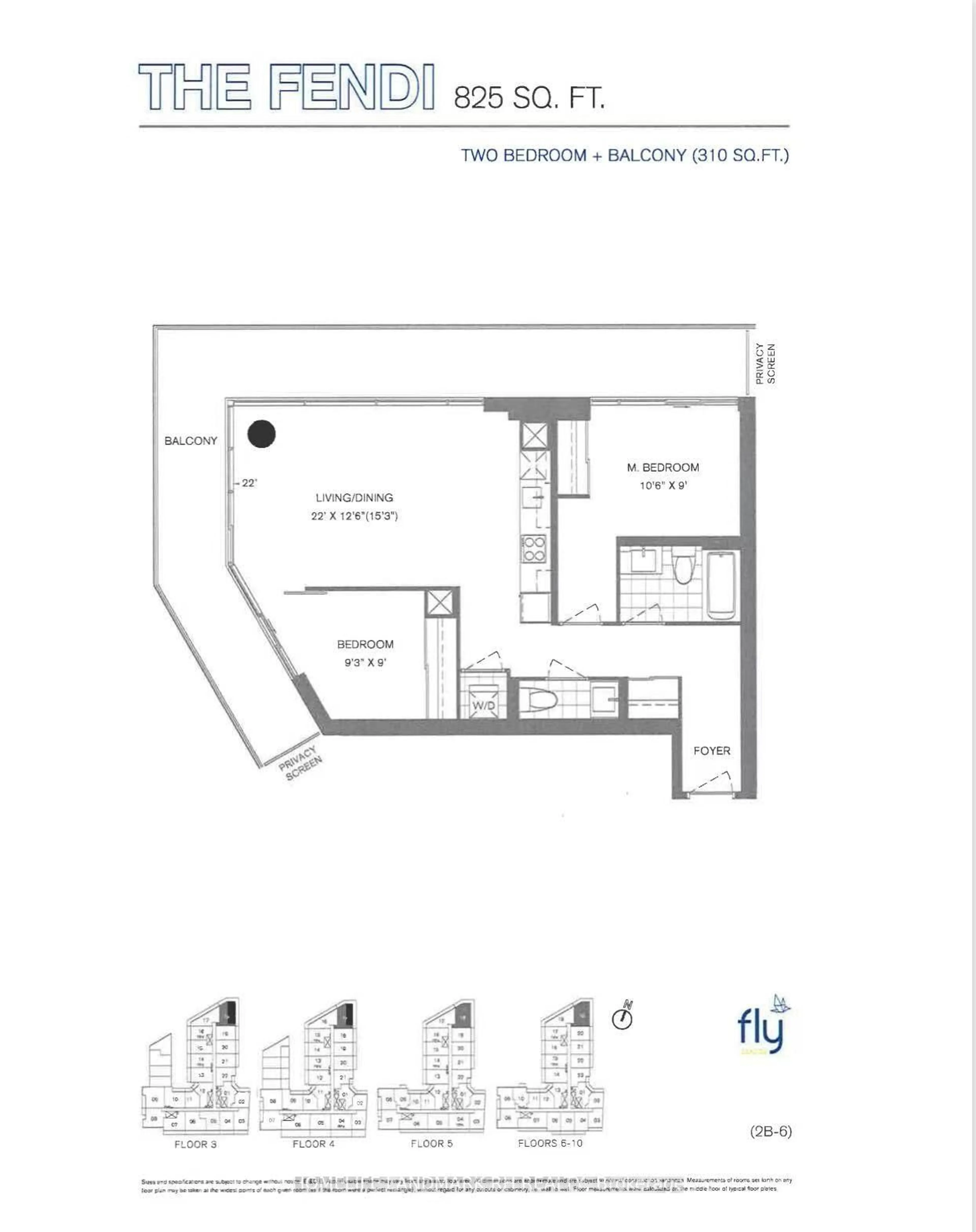 Floor plan for 352 Front St #318, Toronto Ontario M5V 0K3