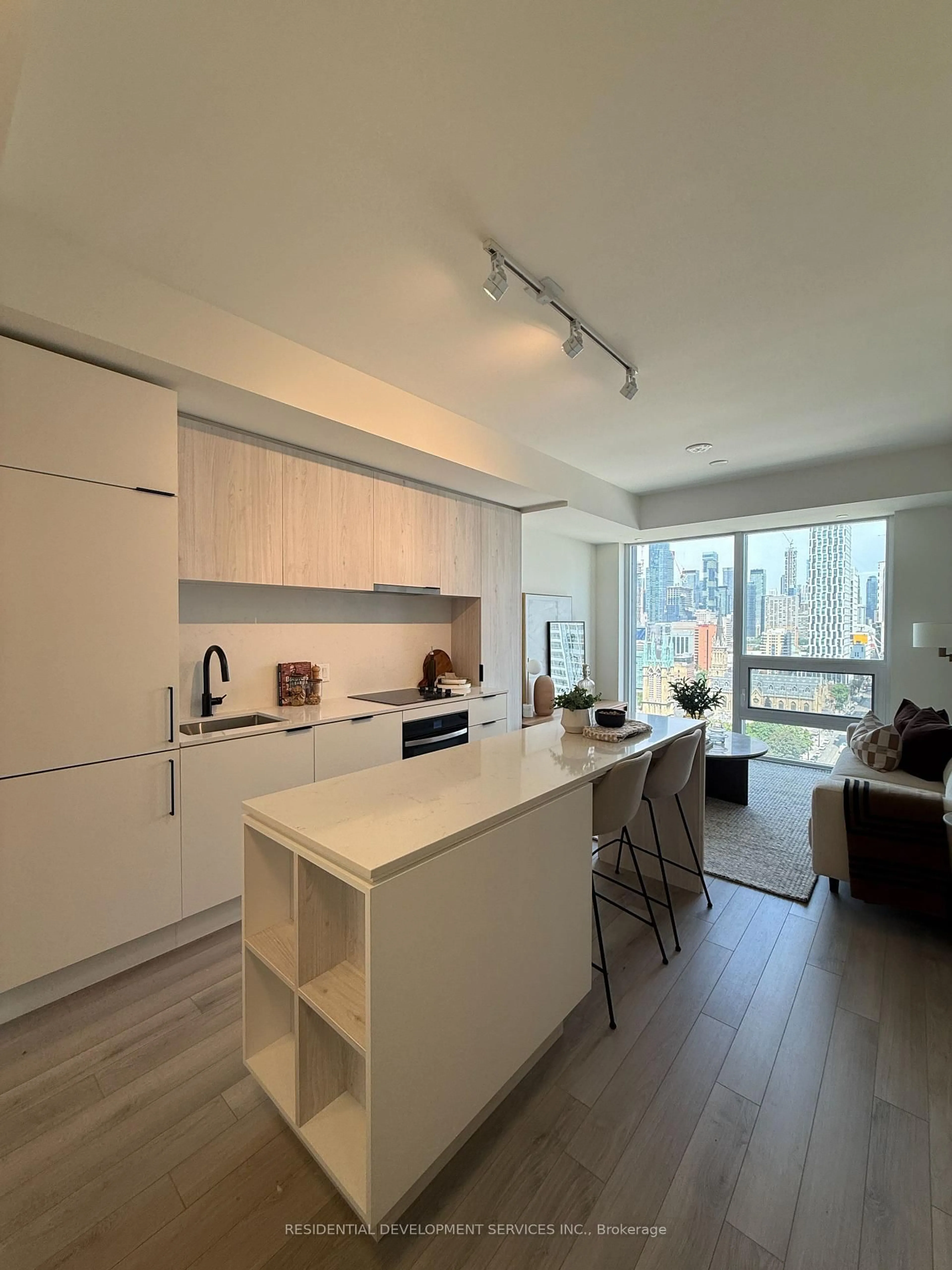 Open concept kitchen, unknown for 89 Church St #2204, Toronto Ontario M5C 0B7