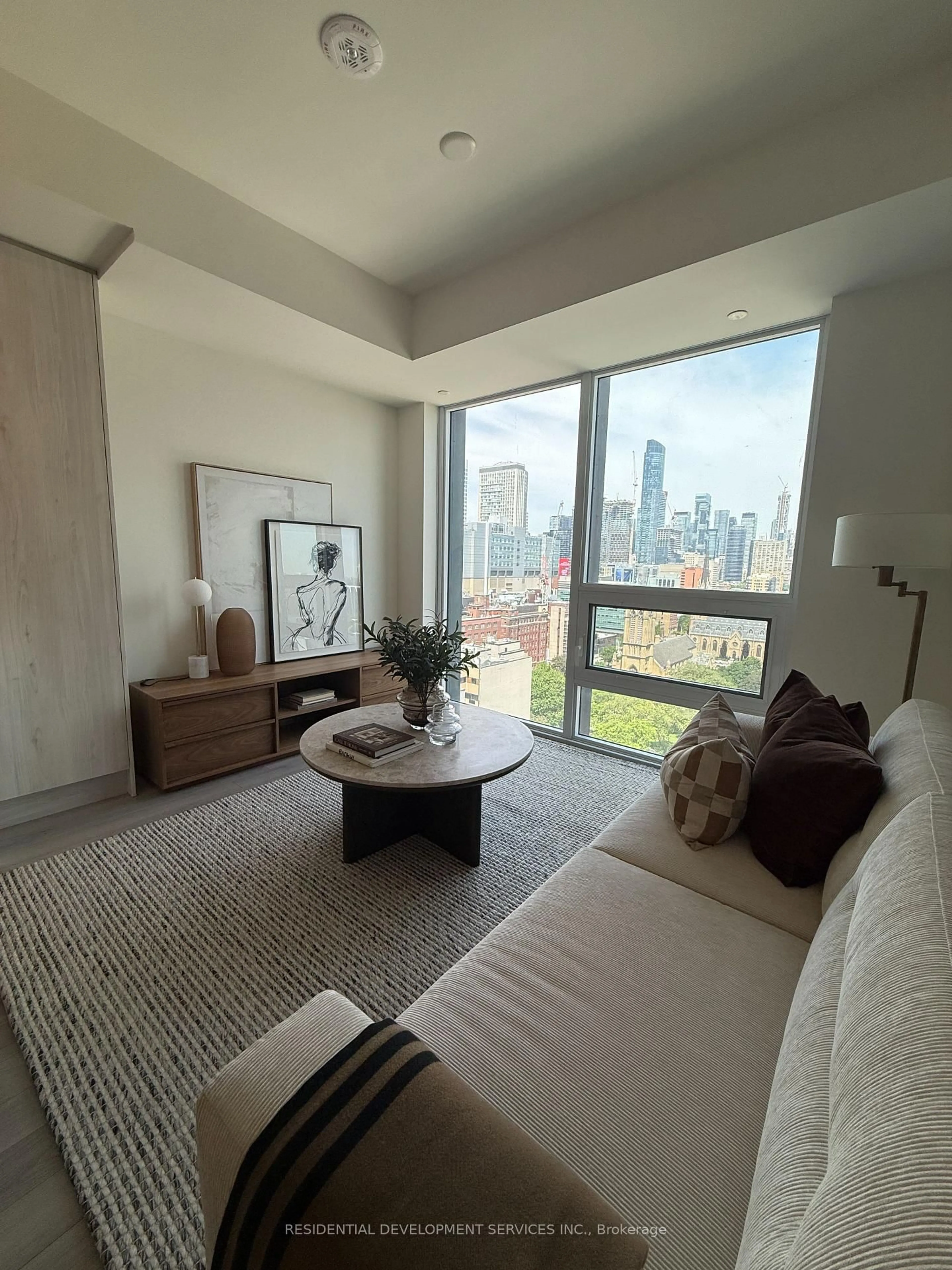 Living room with furniture, unknown for 89 Church St #2204, Toronto Ontario M5C 0B7