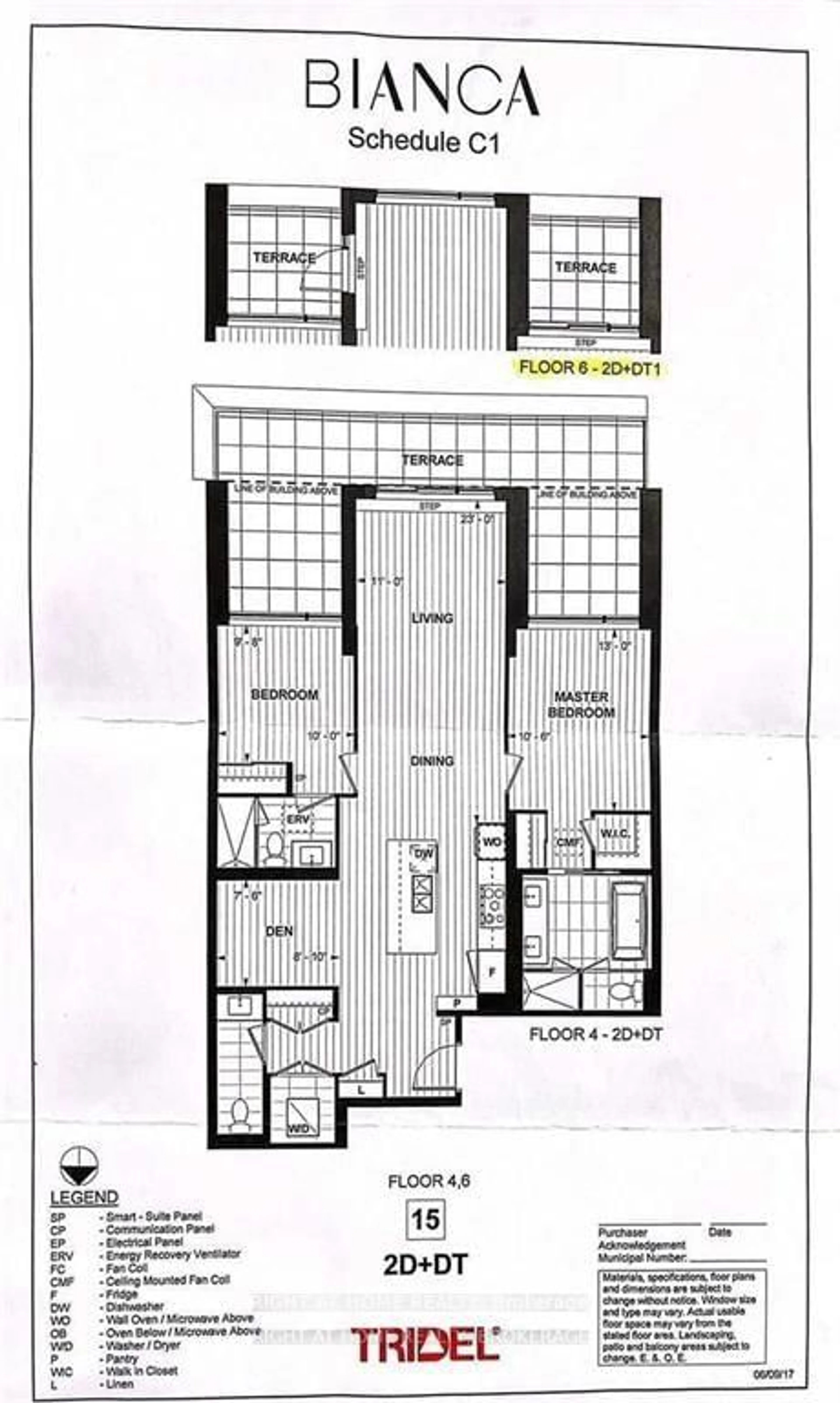 Floor plan for 280 Howland Ave #615, Toronto Ontario M5R 0C3