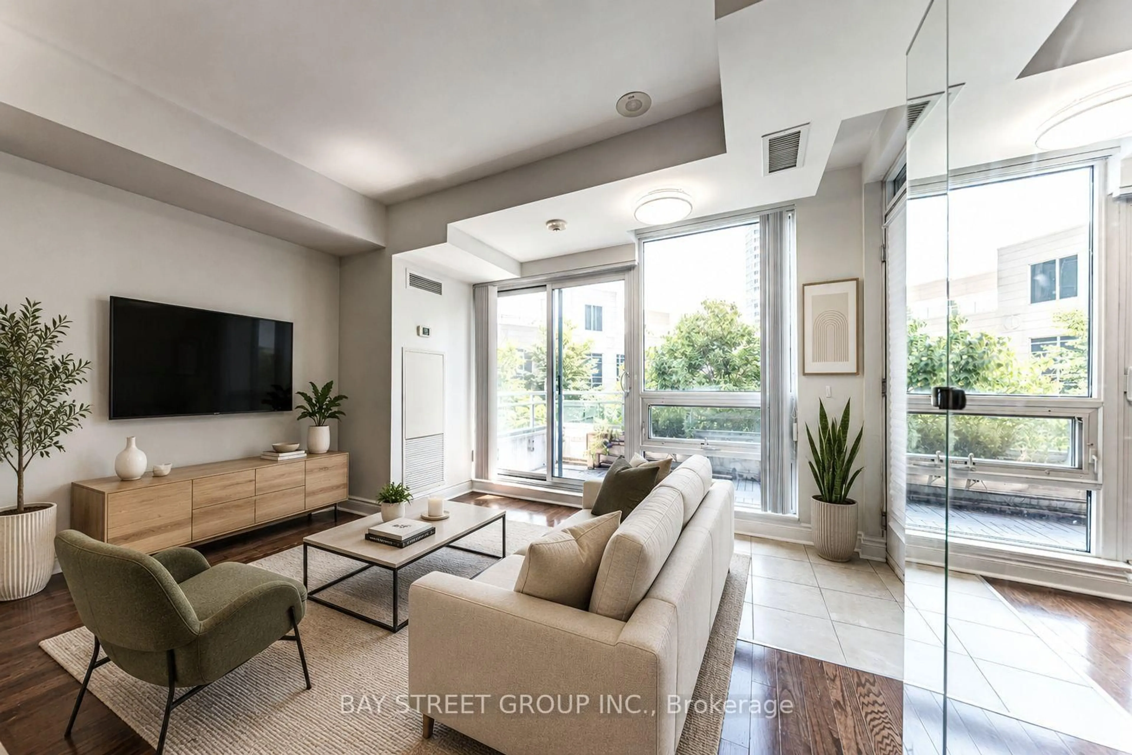 Living room with furniture, unknown for 31 Olive Ave #221, Toronto Ontario M2N 4N4