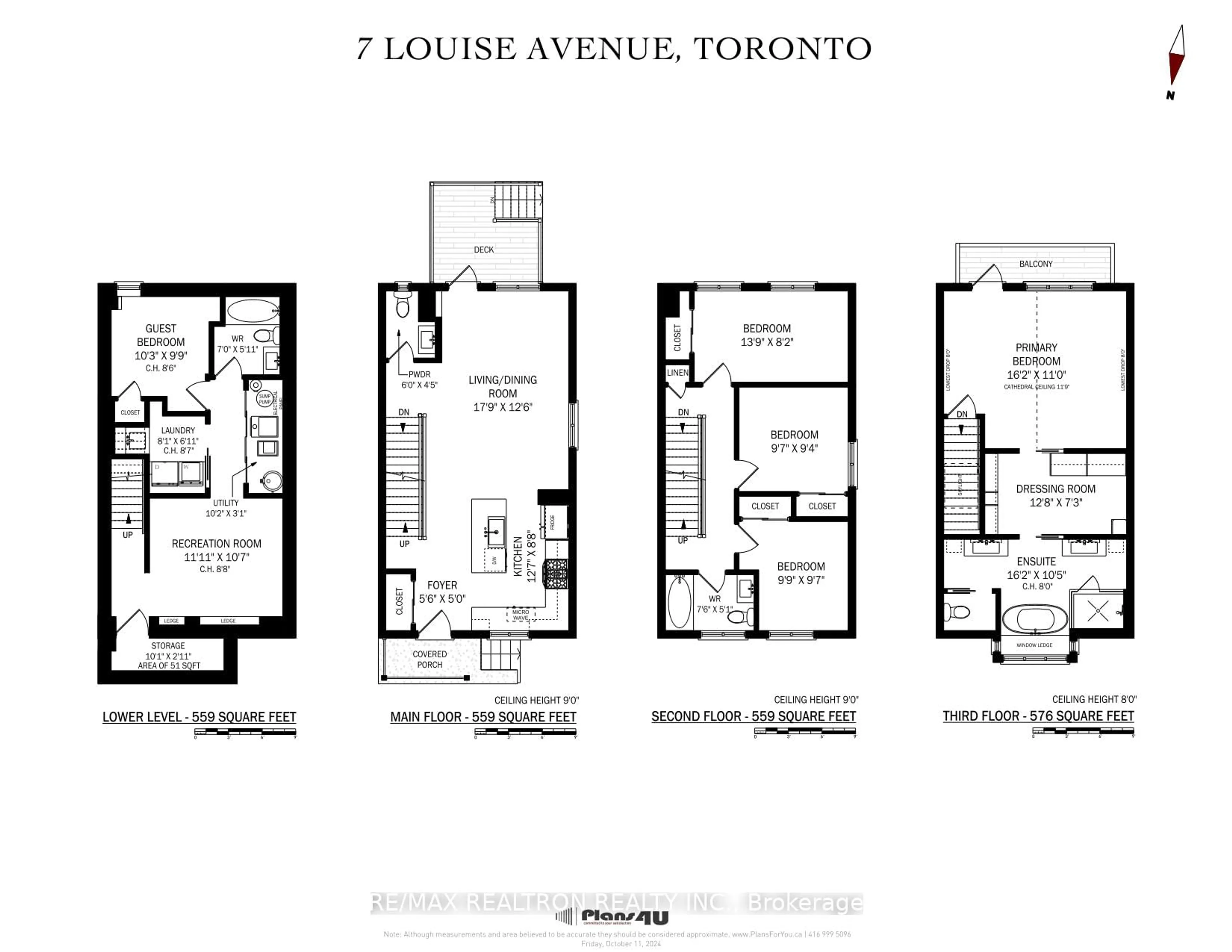 Floor plan for 7 Louise Ave, Toronto Ontario M6C 1E3