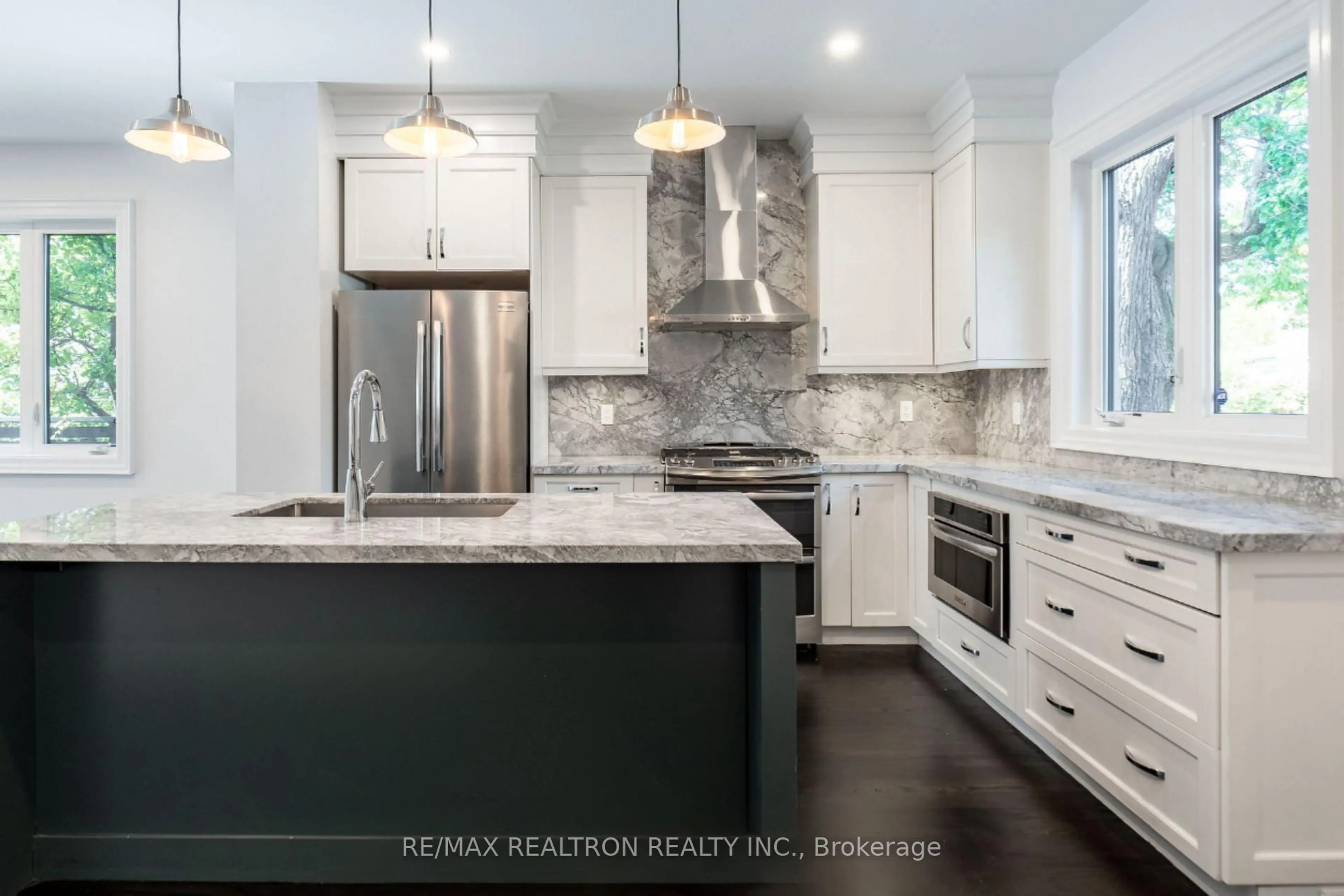 Contemporary kitchen, ceramic/tile floor for 7 Louise Ave, Toronto Ontario M6C 1E3