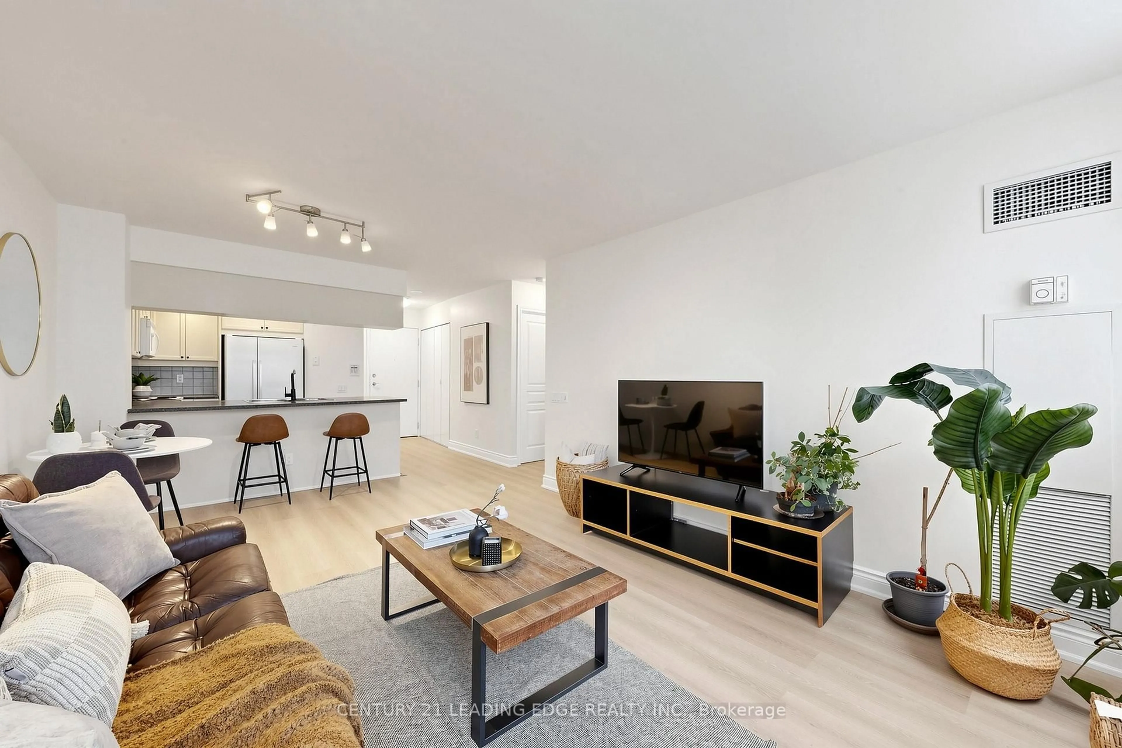Living room with furniture, unknown for 15 Northtown Way #328, Toronto Ontario M2N 7A2