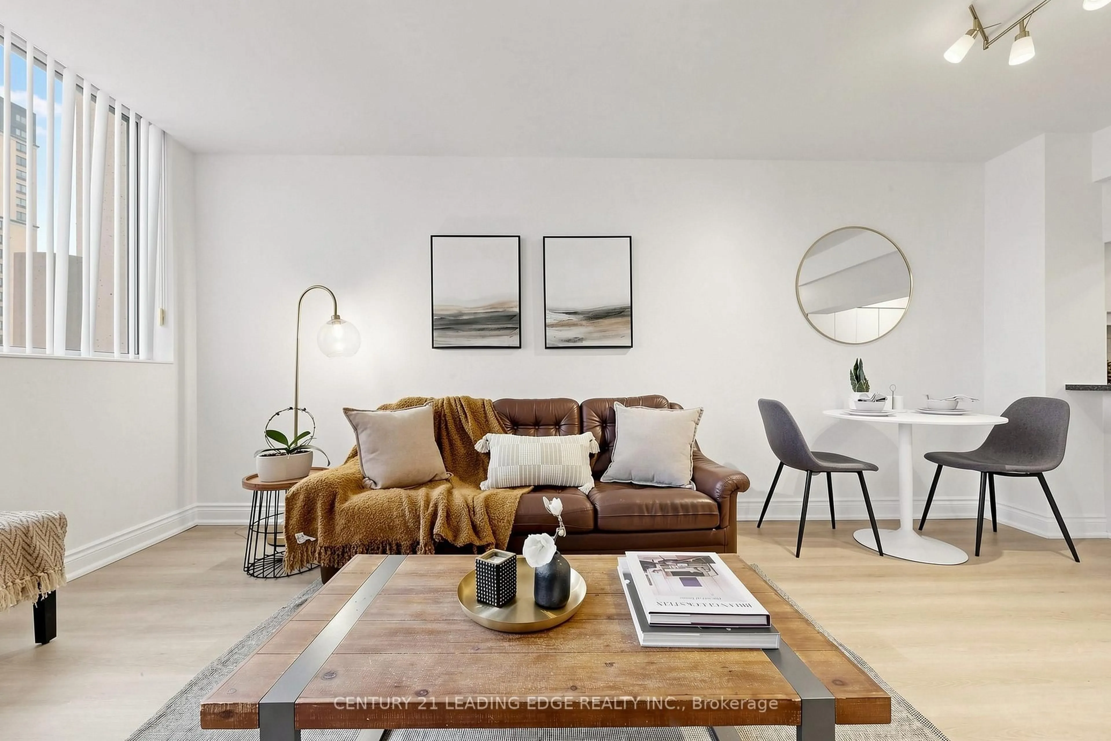 Living room with furniture, unknown for 15 Northtown Way #328, Toronto Ontario M2N 7A2