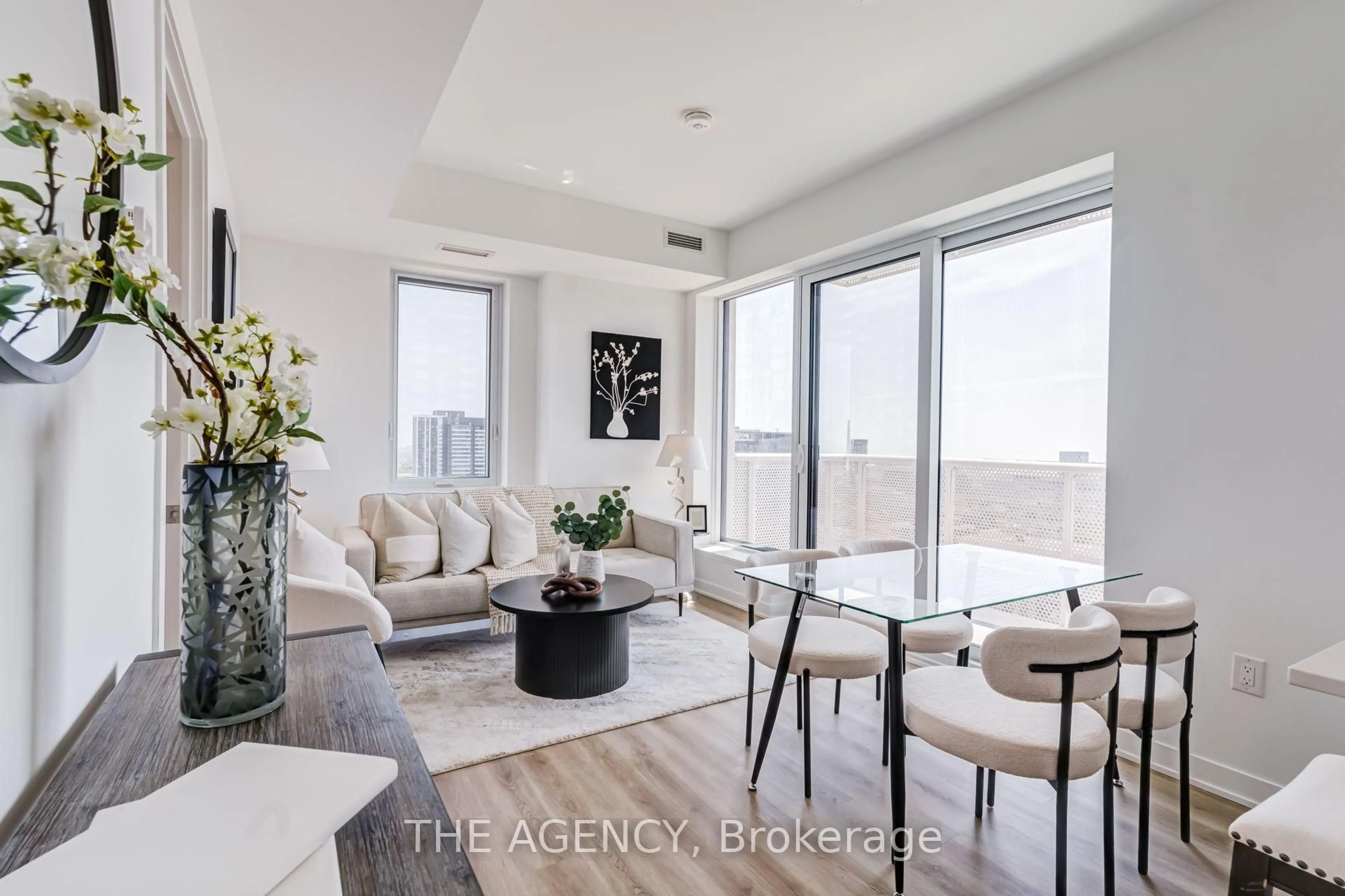 Living room with furniture, unknown for 10 Oak St #2403, Toronto Ontario M5A 0Z1