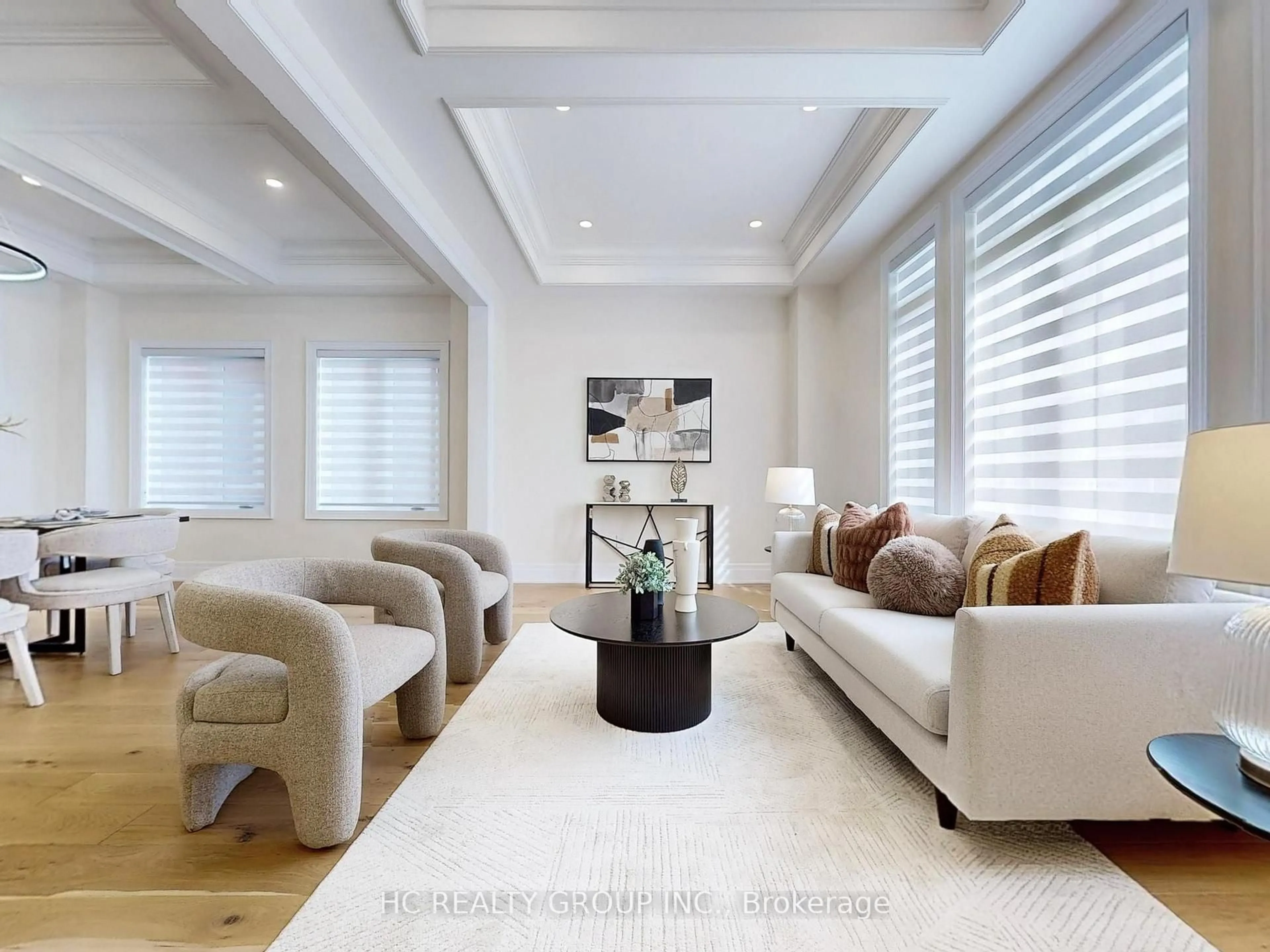 Living room with furniture, unknown for 6 Becky Cheung Crt, Toronto Ontario M2M 0B7