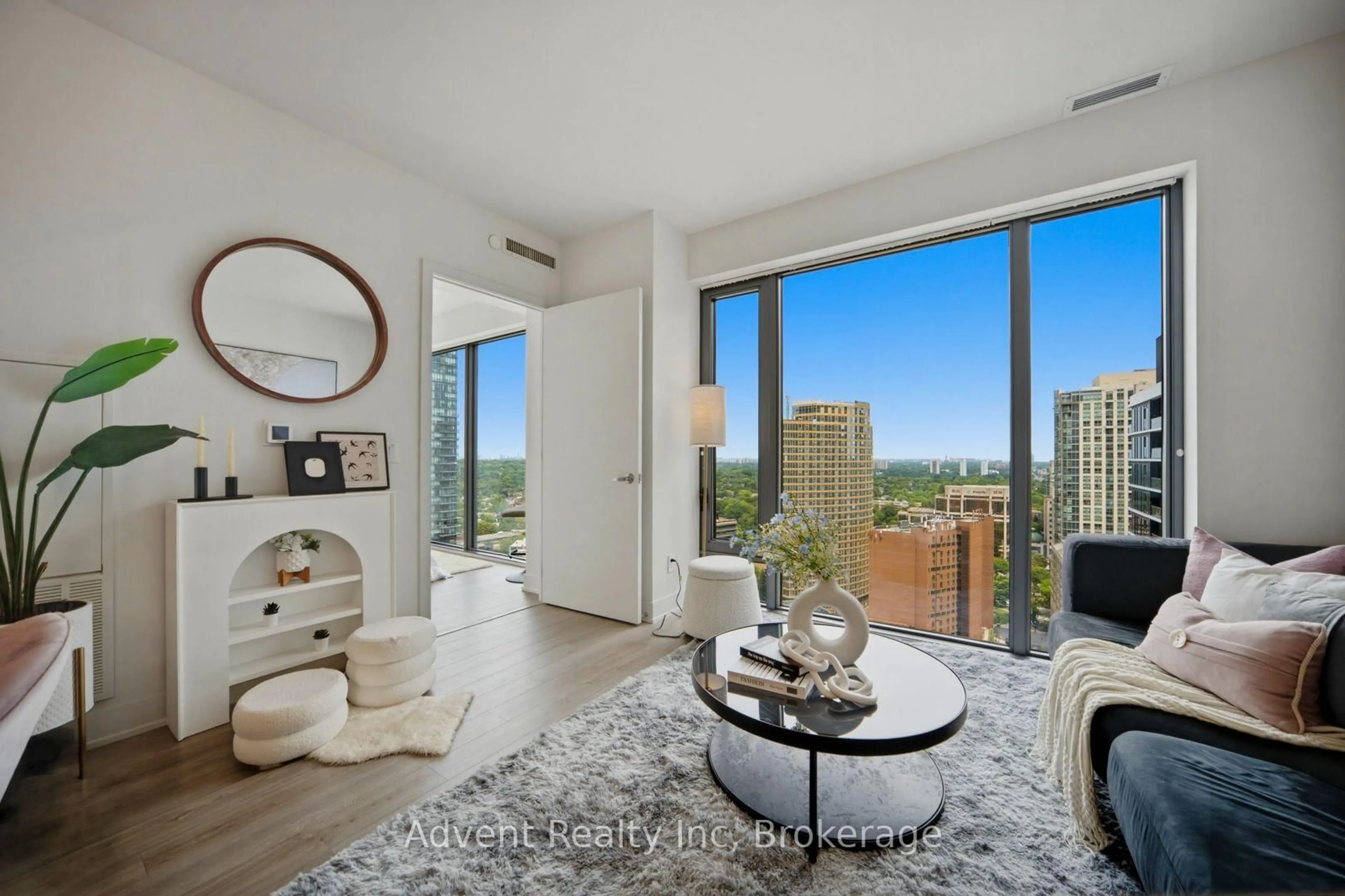 Living room with furniture, unknown for 8 Cumberland St #2308, Toronto Ontario M4W 0B6